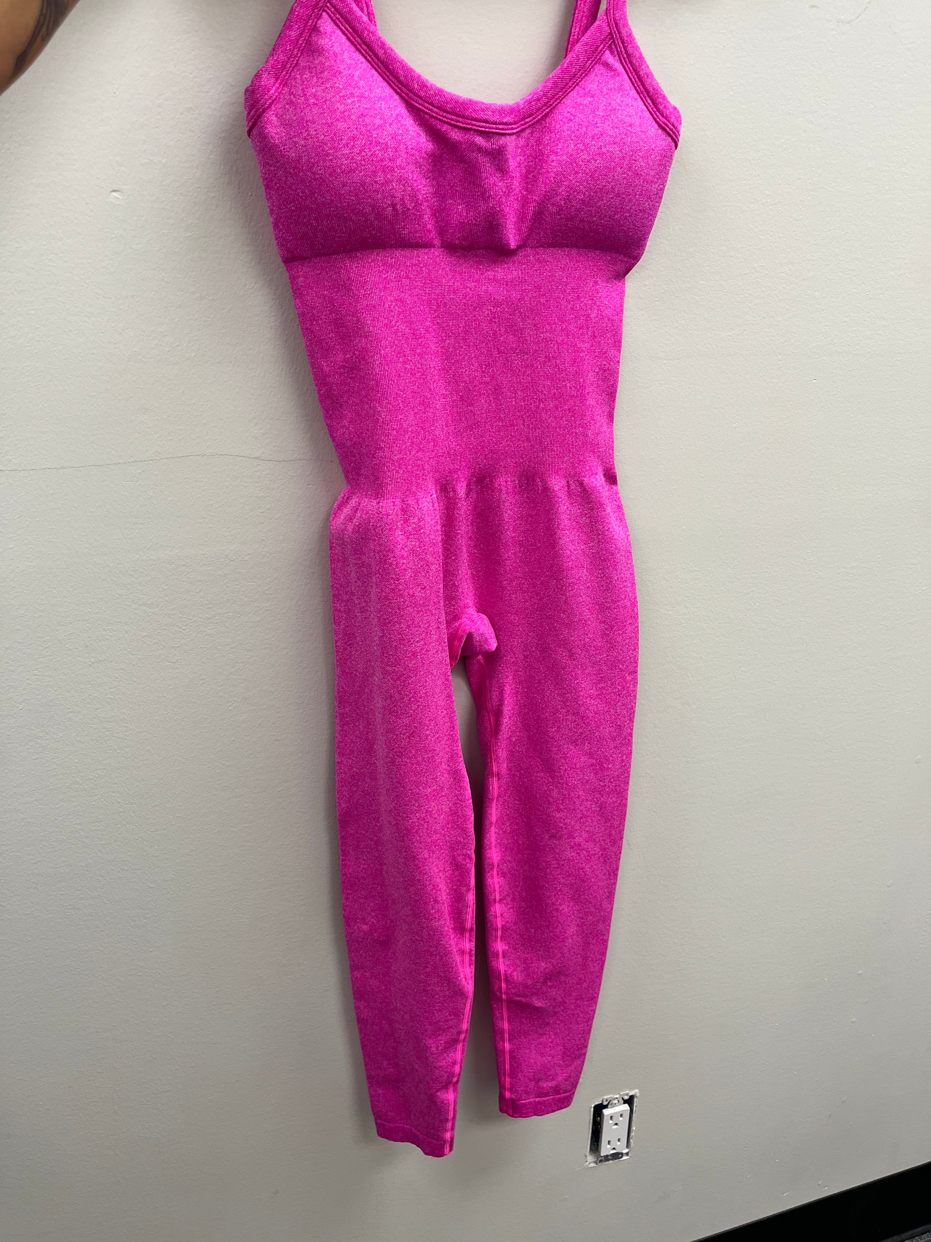 Used Women’s Pink Athletic Bodysuit
