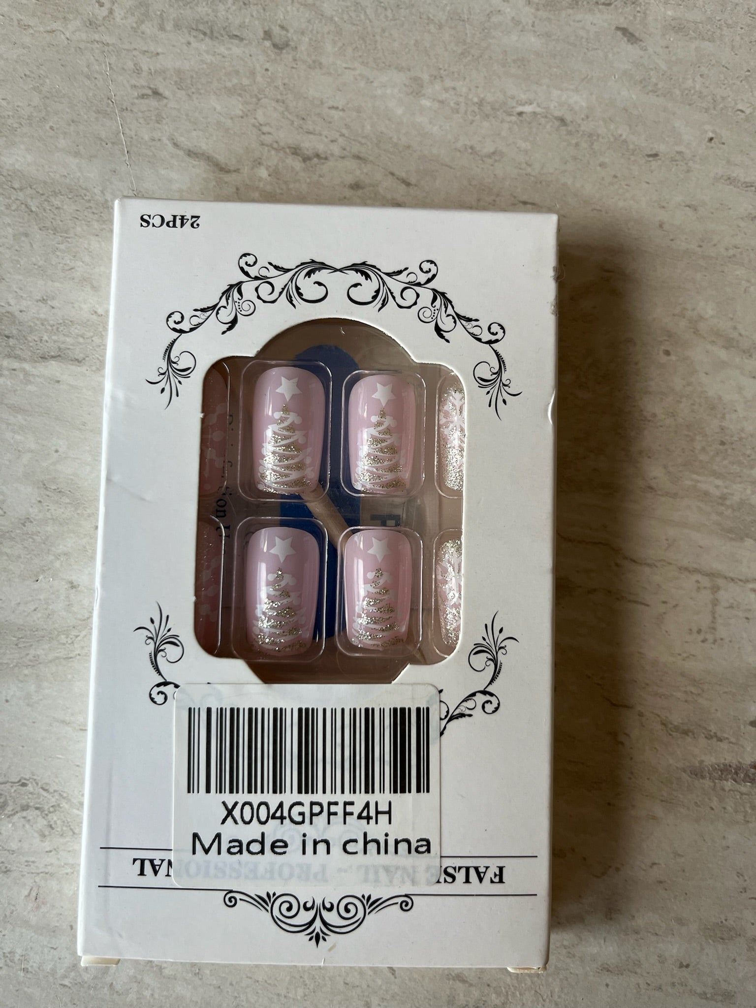 New Pink Tree Nail Set