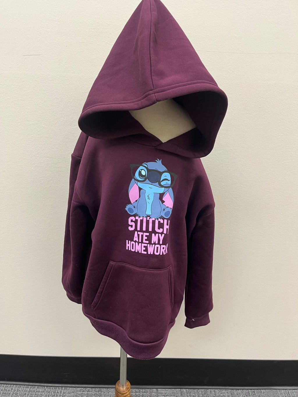 Used Girls Lilo & Stitch Purple hoodie