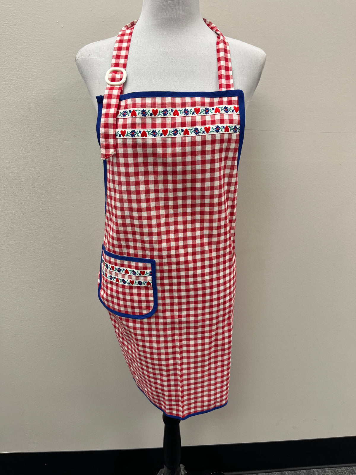 Used Checkered Apron