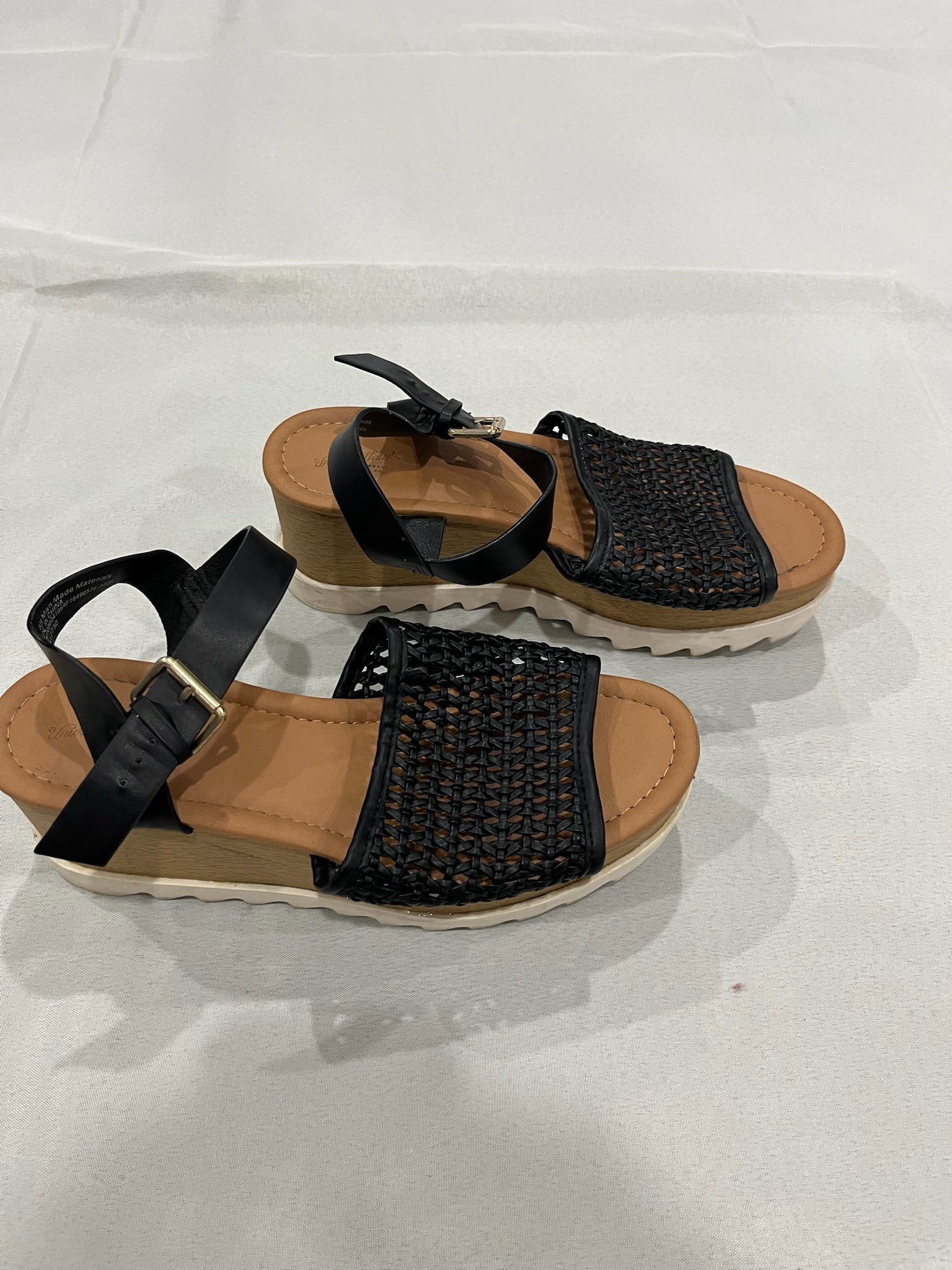 Women’s Black Sandal Wedges image 1
