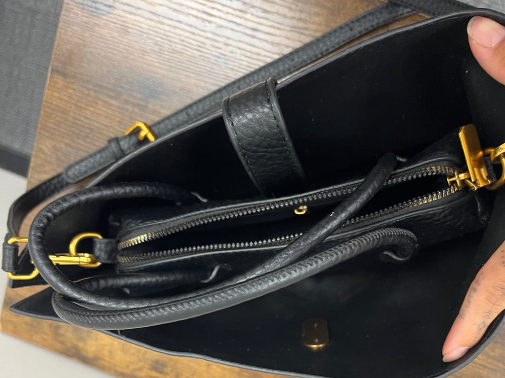 Used Black Crossbody Purse