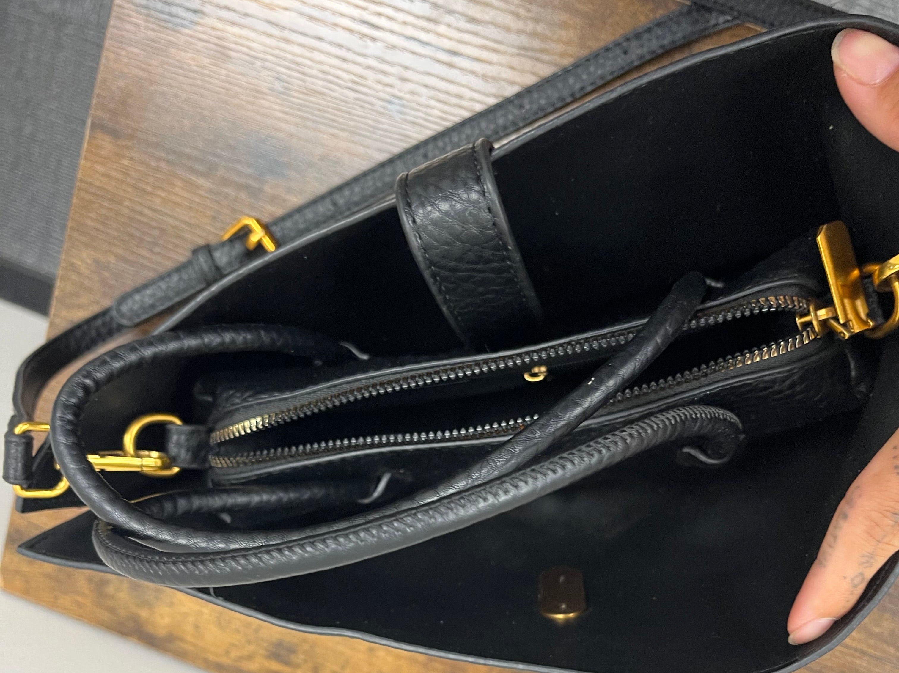 Used Black Crossbody Purse