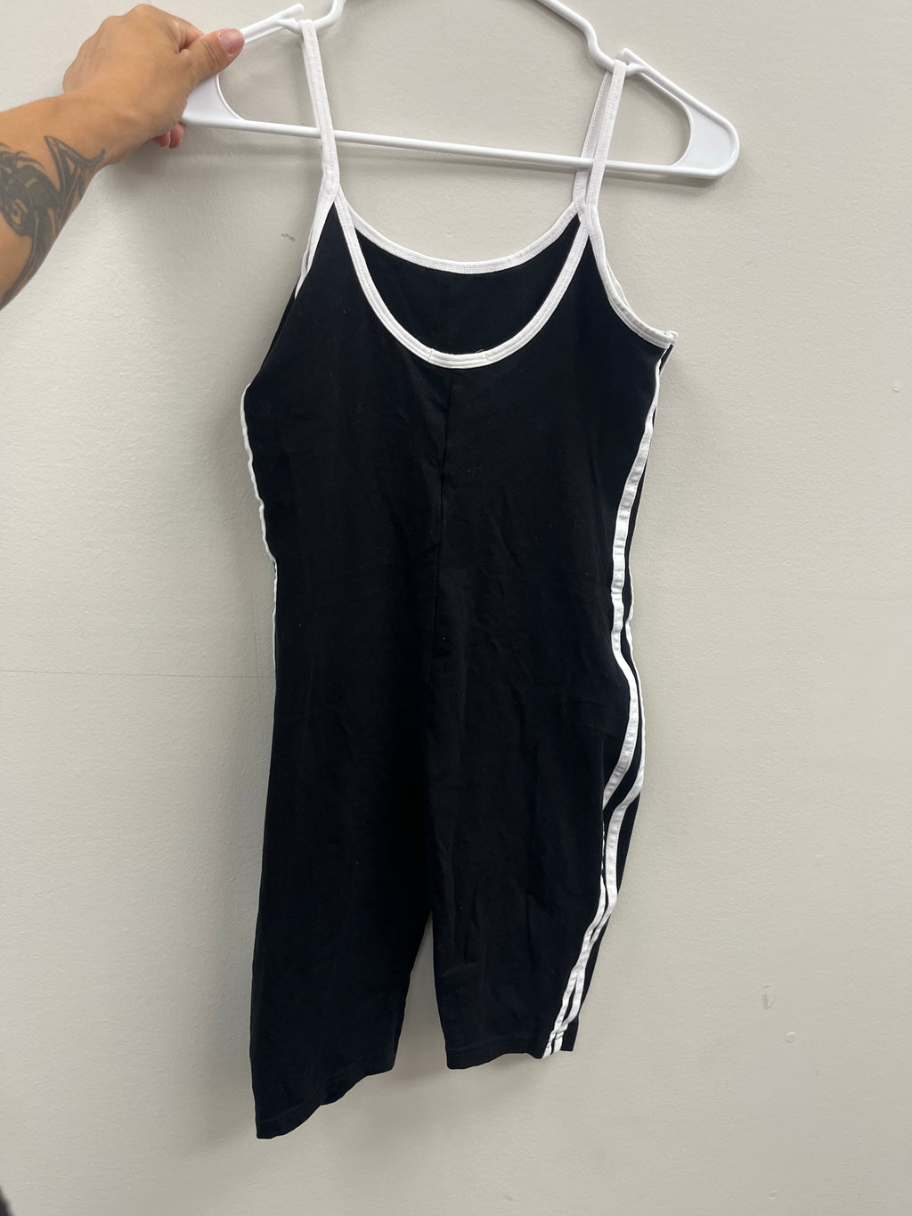 Used Women’s Black Athletic Romper