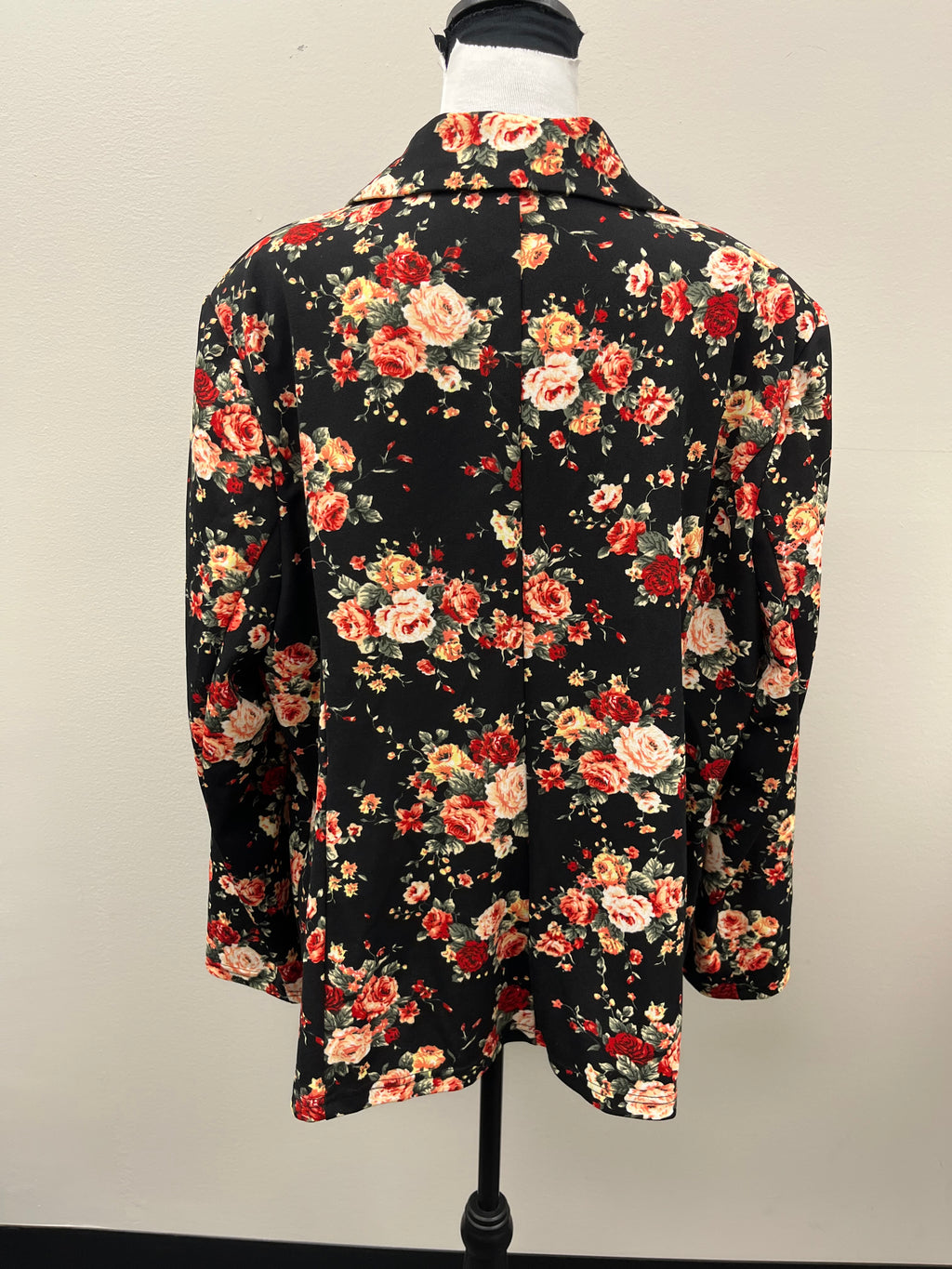Used Floral Suit Jacket