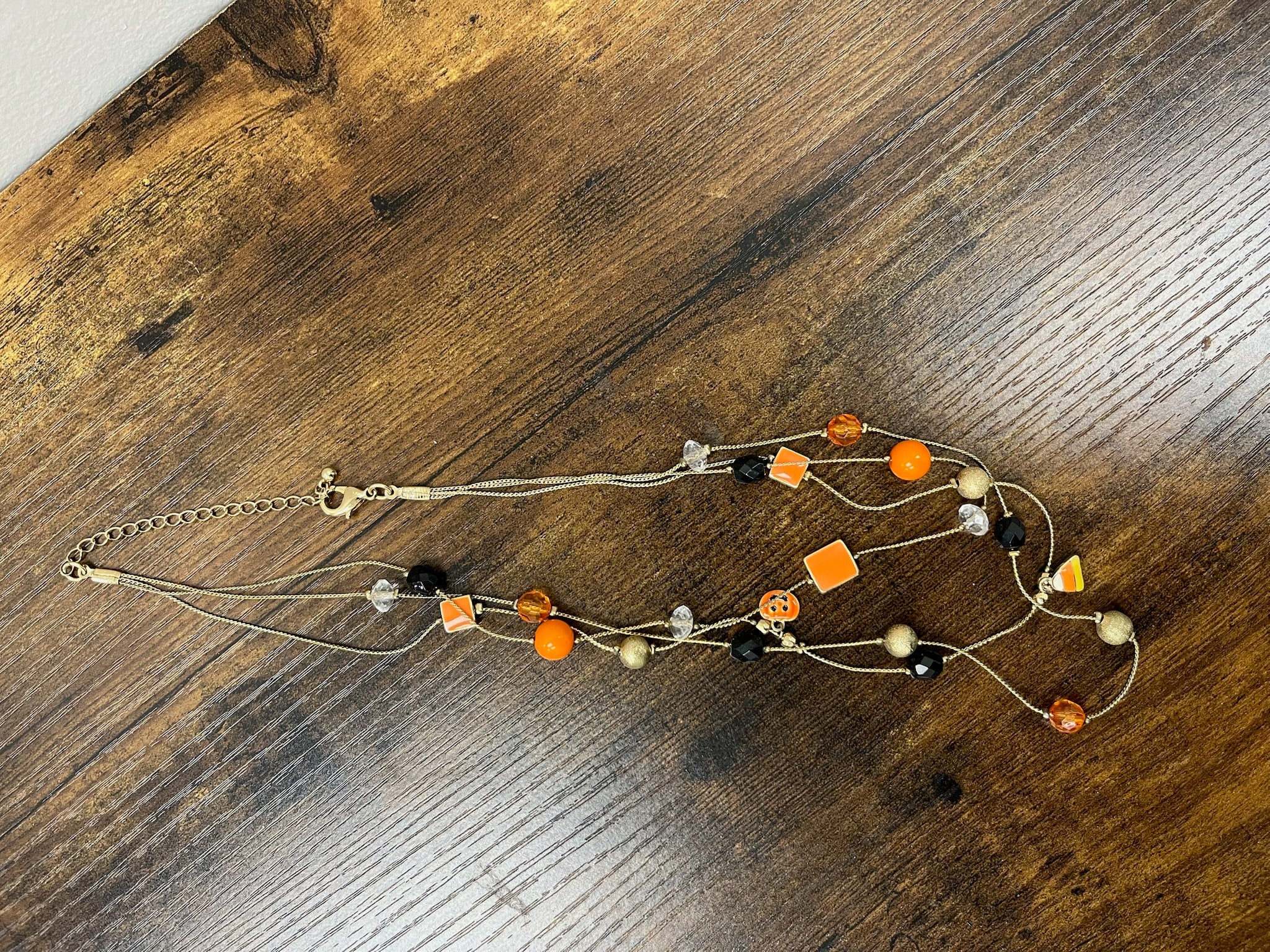 Used Layered Halloween Necklace