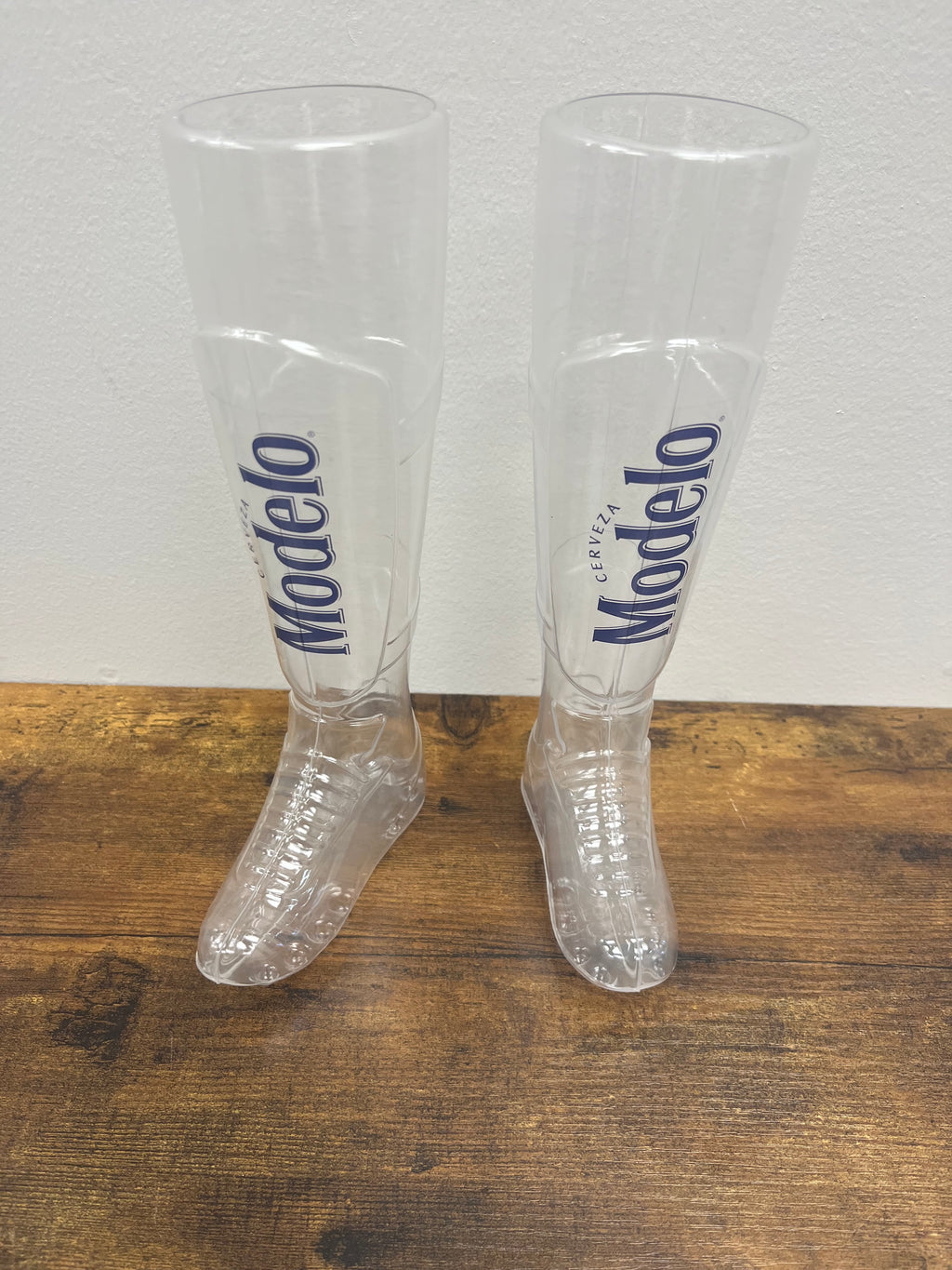 Used Modelo Plastic Cups
