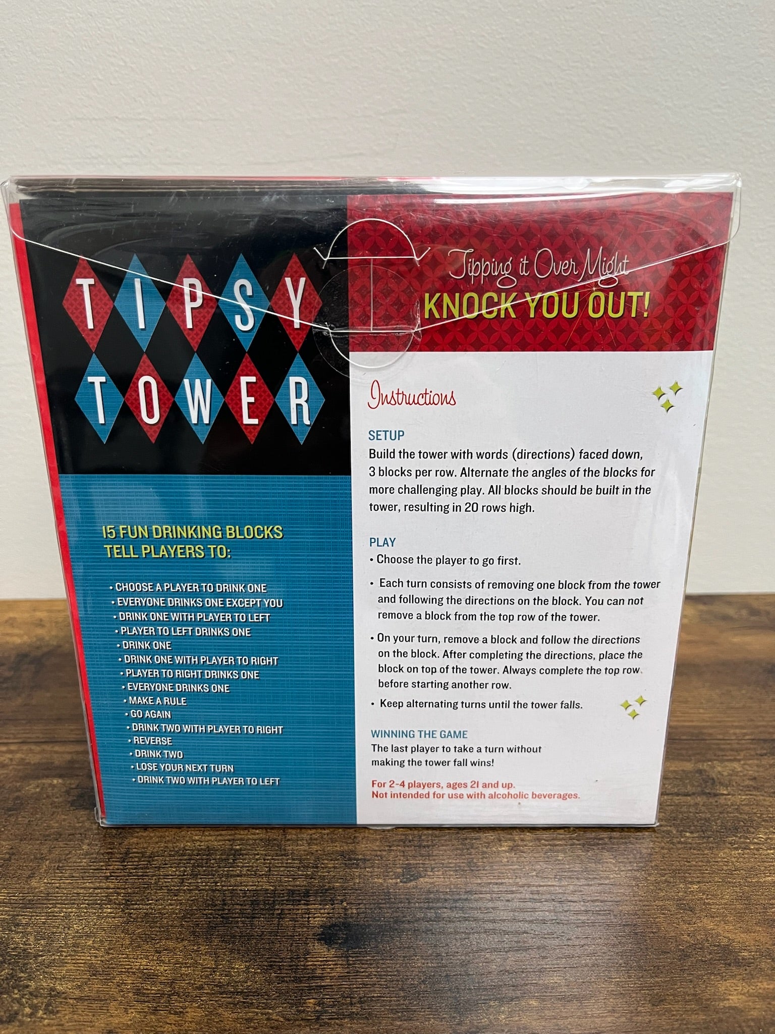 Tipsy Tower Game Set