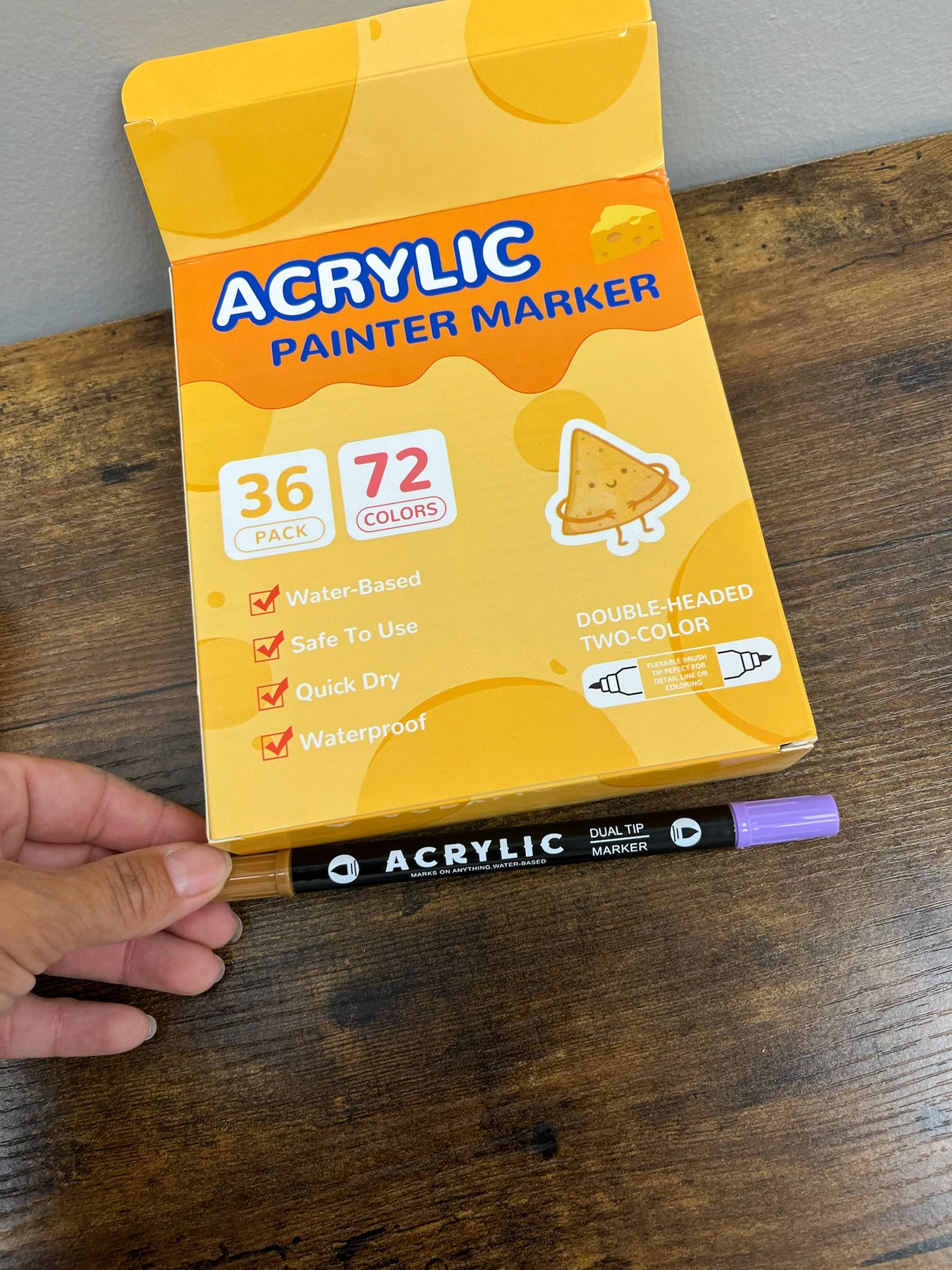 New 36 Count Acrylic Markers