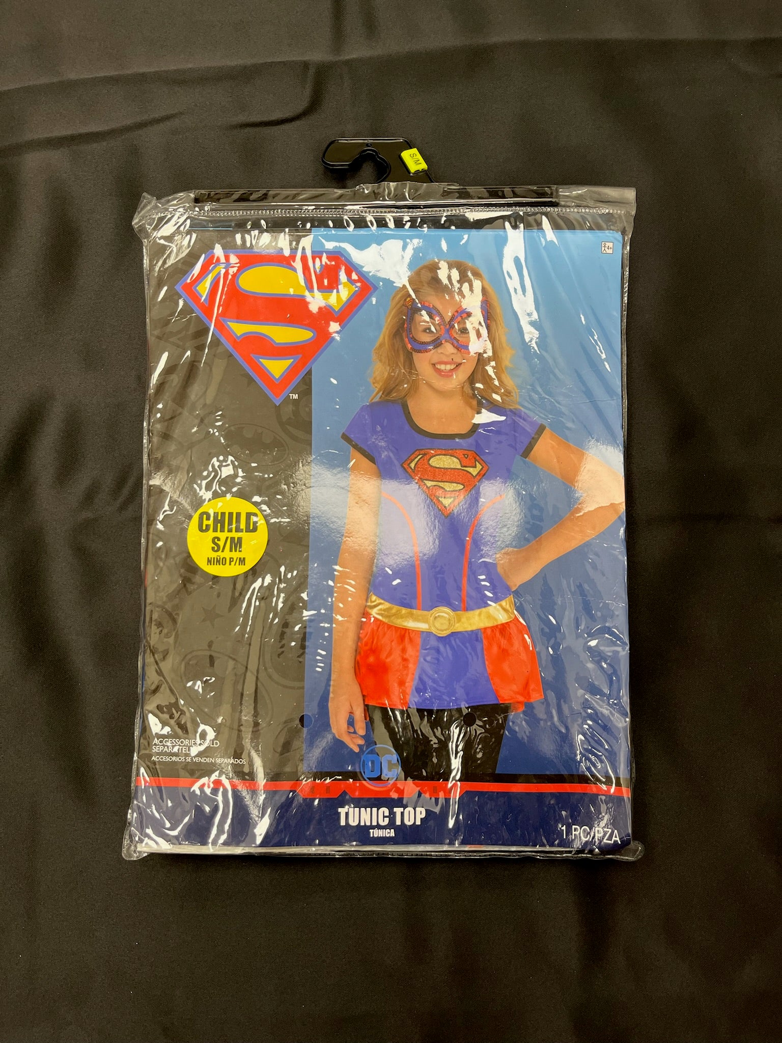 Girls Super Woman Tunic Top Costume