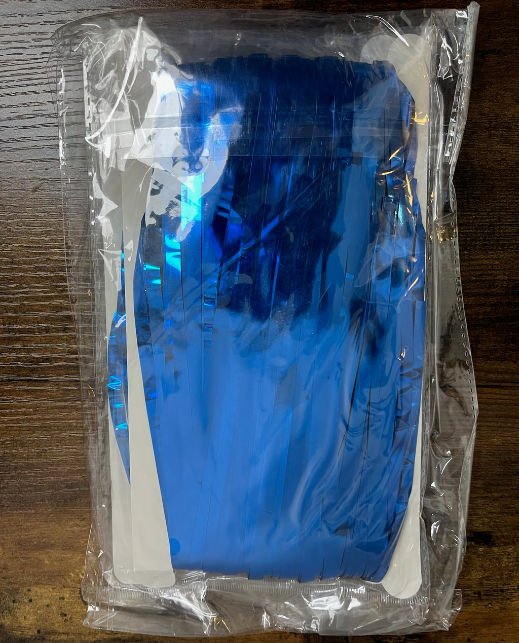 New Blue Fringe Backdrop