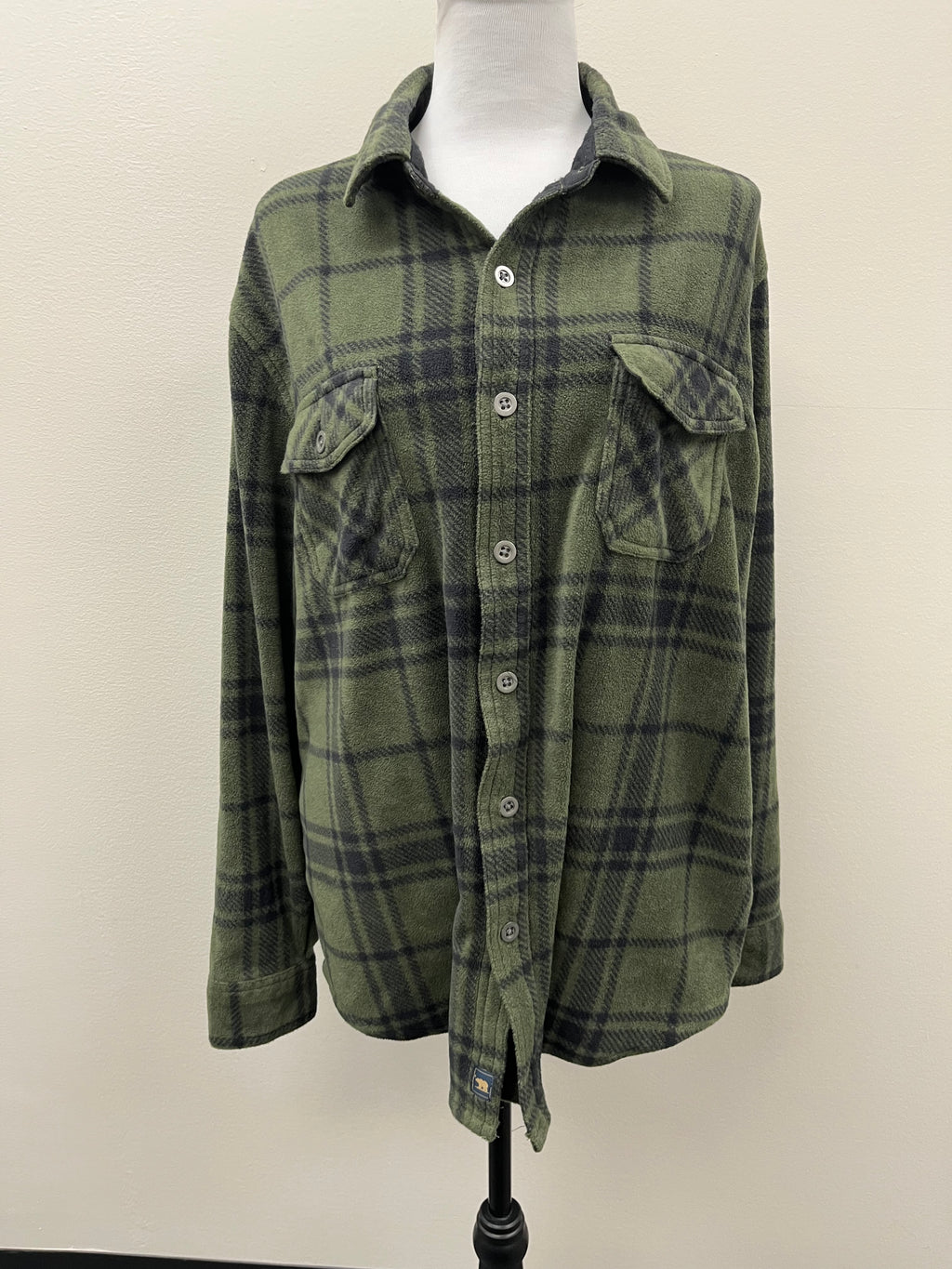 Used Women’s Green Flannel