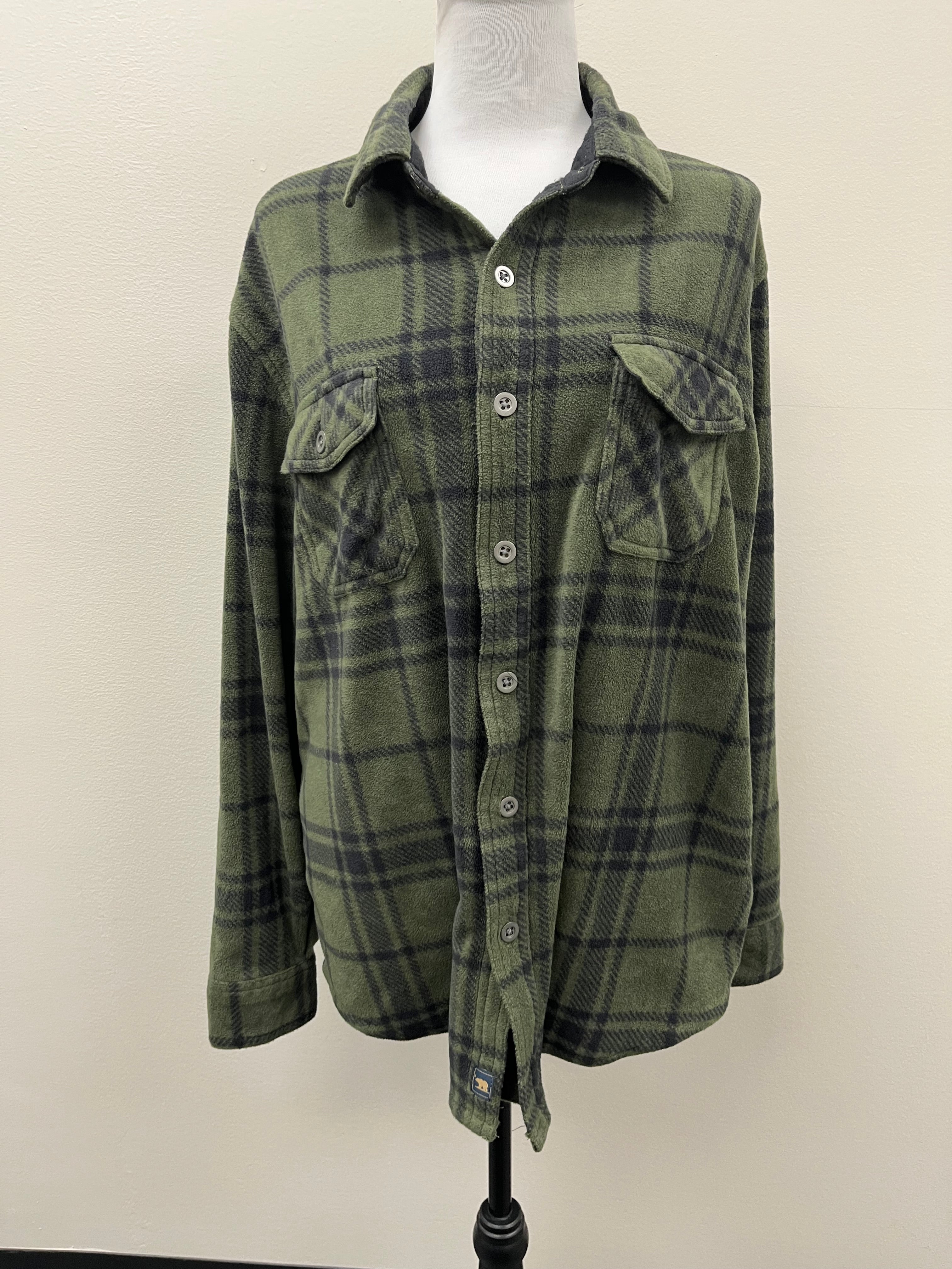Used Women’s Green Flannel