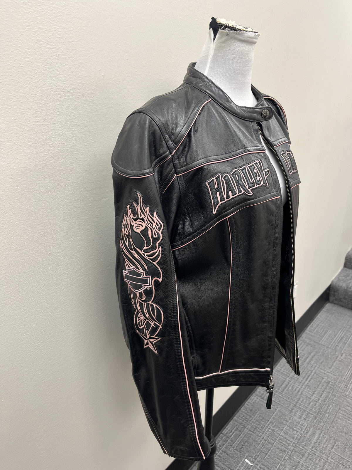 Used Women’s Leather Motorcycle Jacket