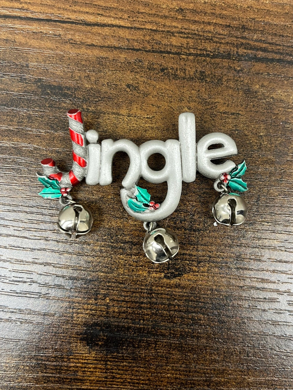 Used Vintage Jingle Brooch Pin