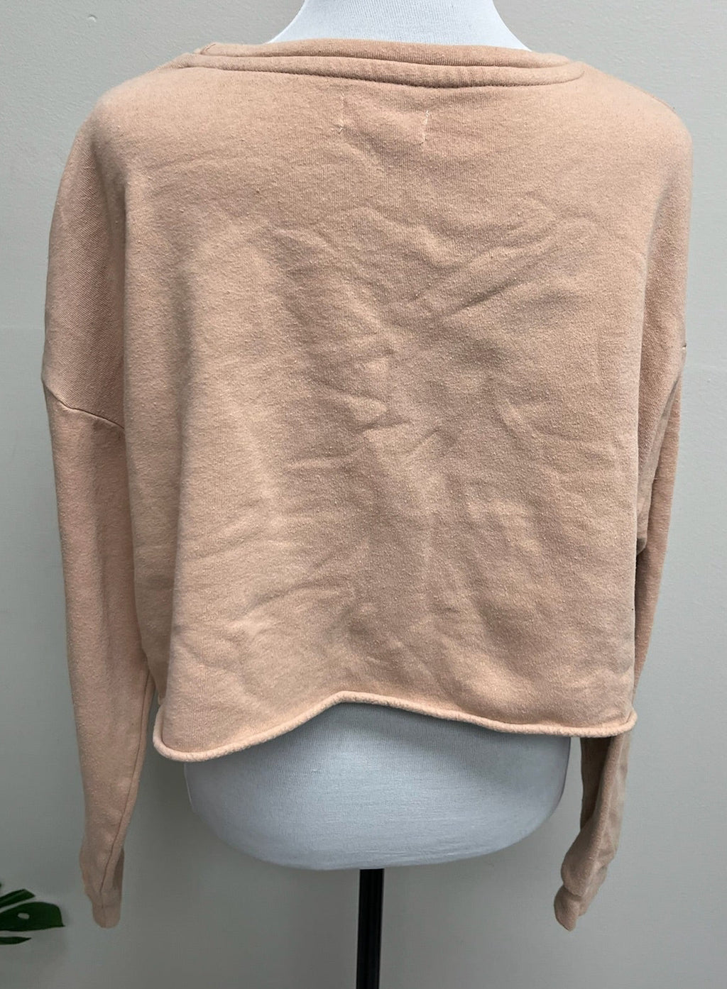Used Womens Crop Sweater Shirt