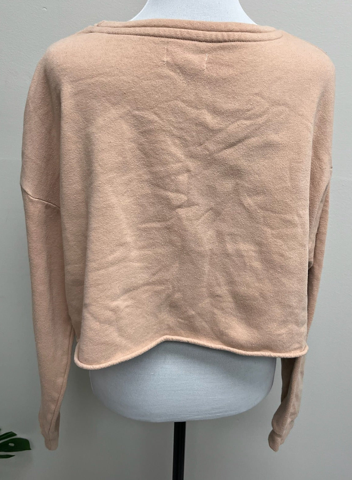 Used Womens Crop Sweater Shirt