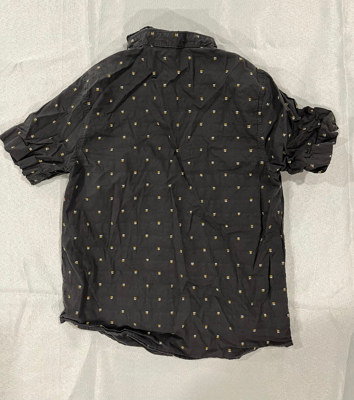 Boys Grey Button Up Shirt image 1