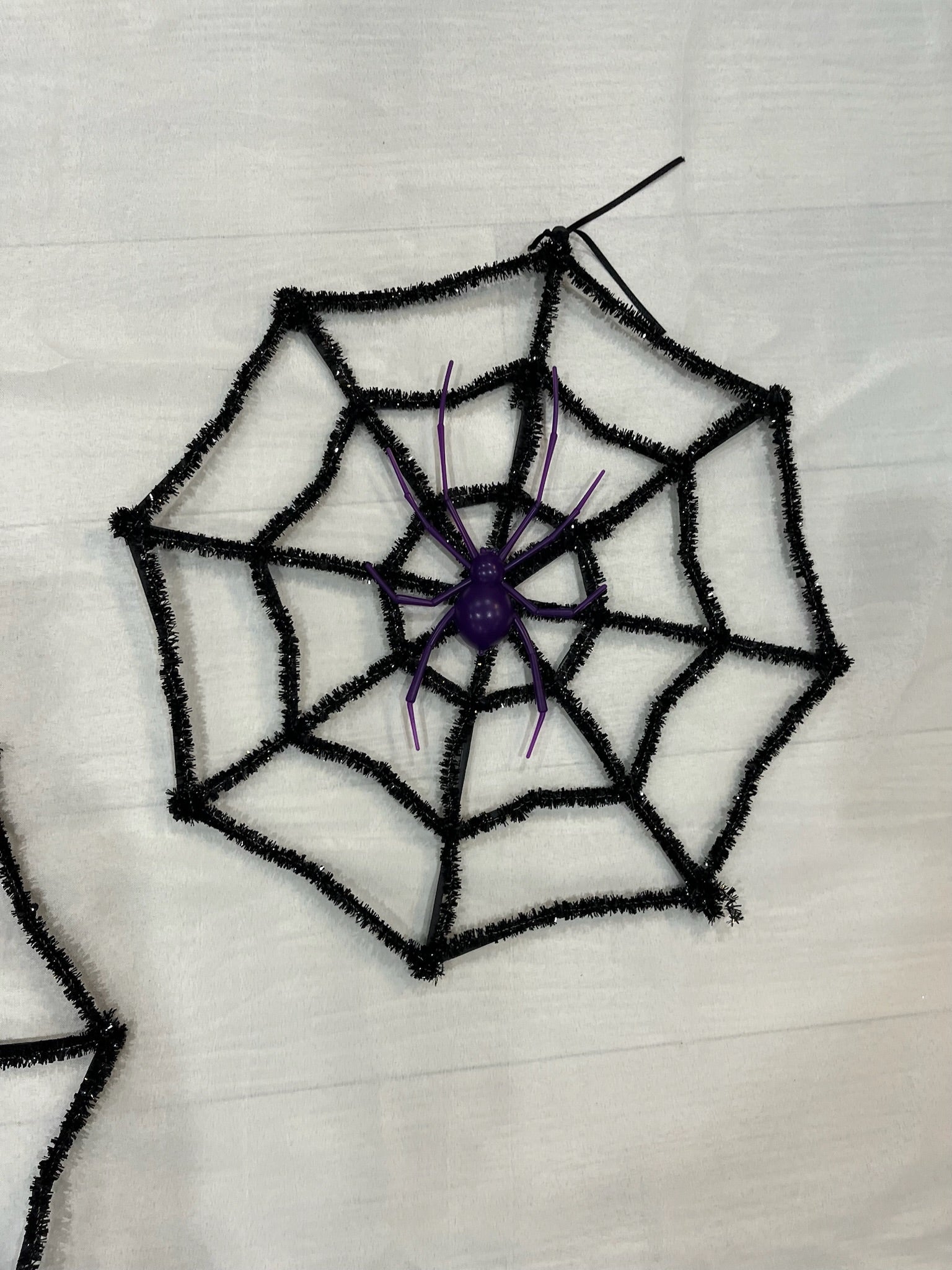 Spiderwebs with Purple Spiders image 2