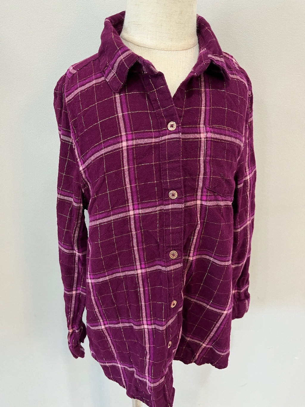 Girls Purple Flannel image 1