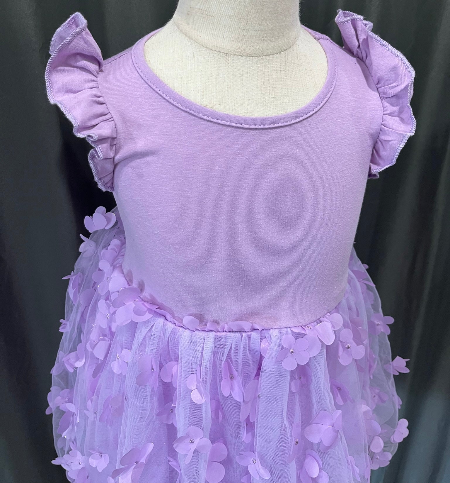 Girls Purple Dress image 3
