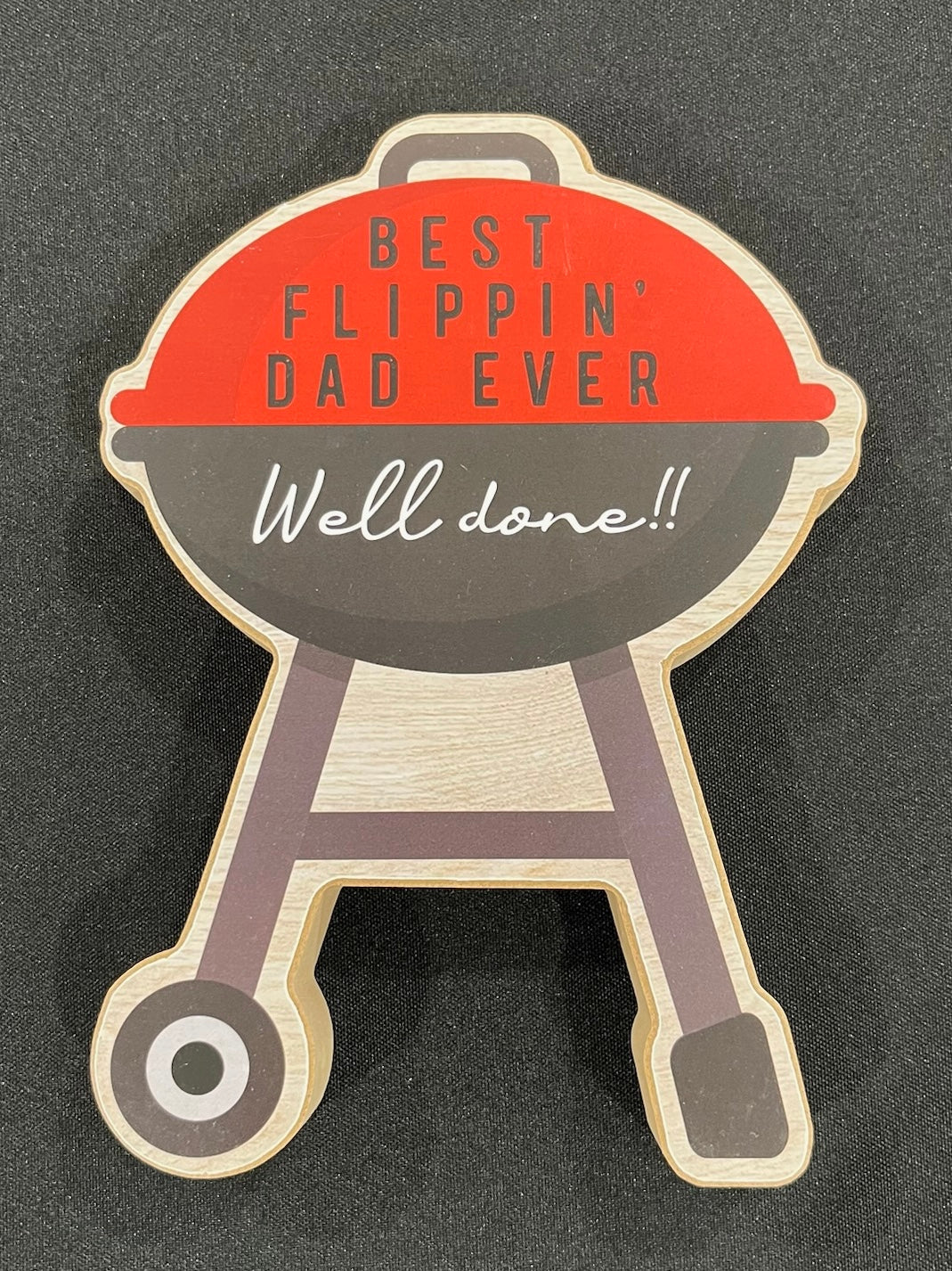 Best Flippin Dad Ever Wooden Sign image 0
