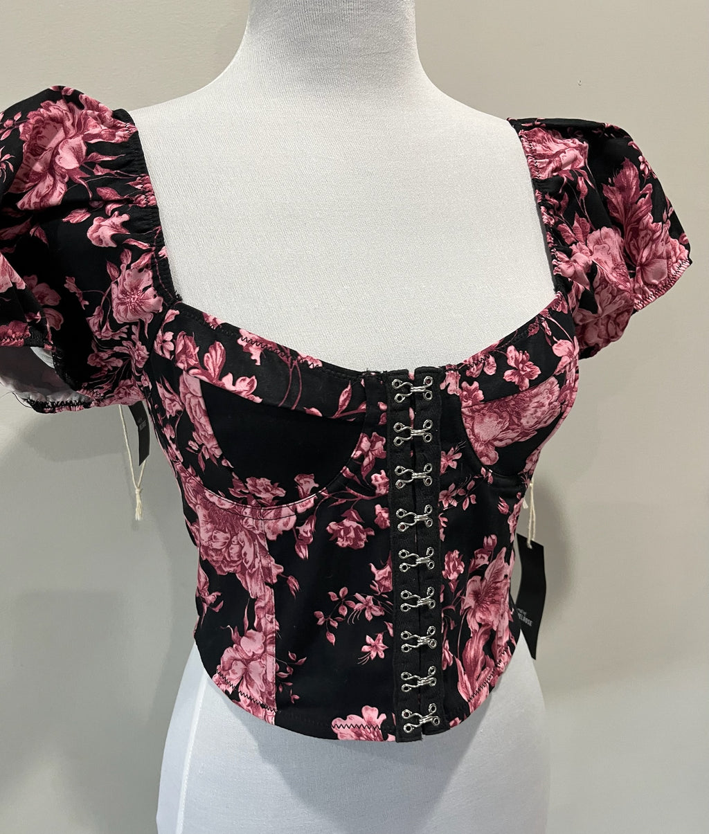 Women’s Floral Crop Top image 1