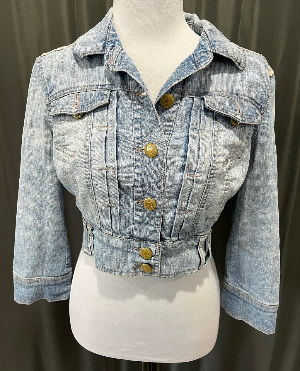 Women’s Jean Jacket With Lace image 0
