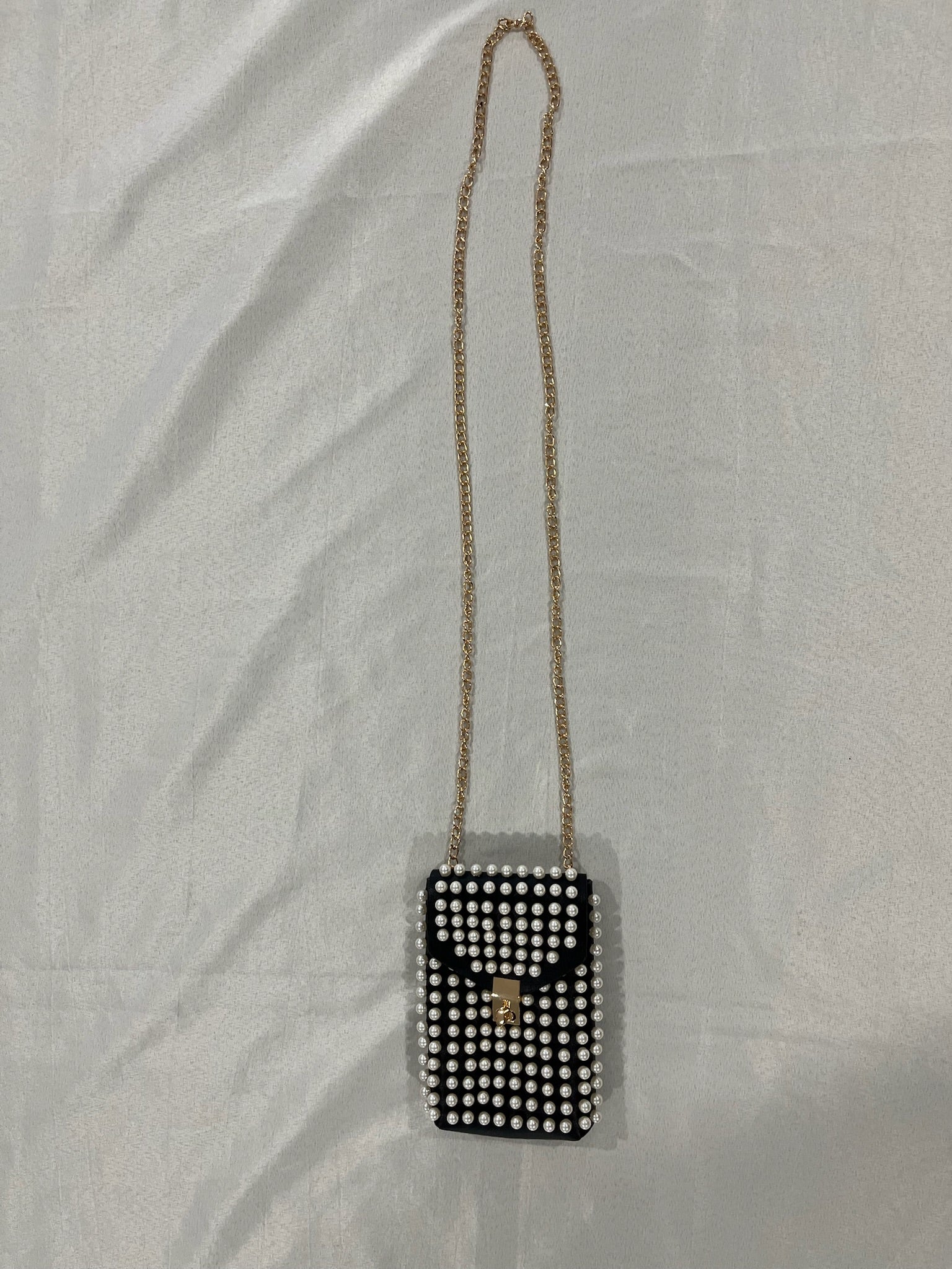 Black Pearl Crossbody phone bag image 0
