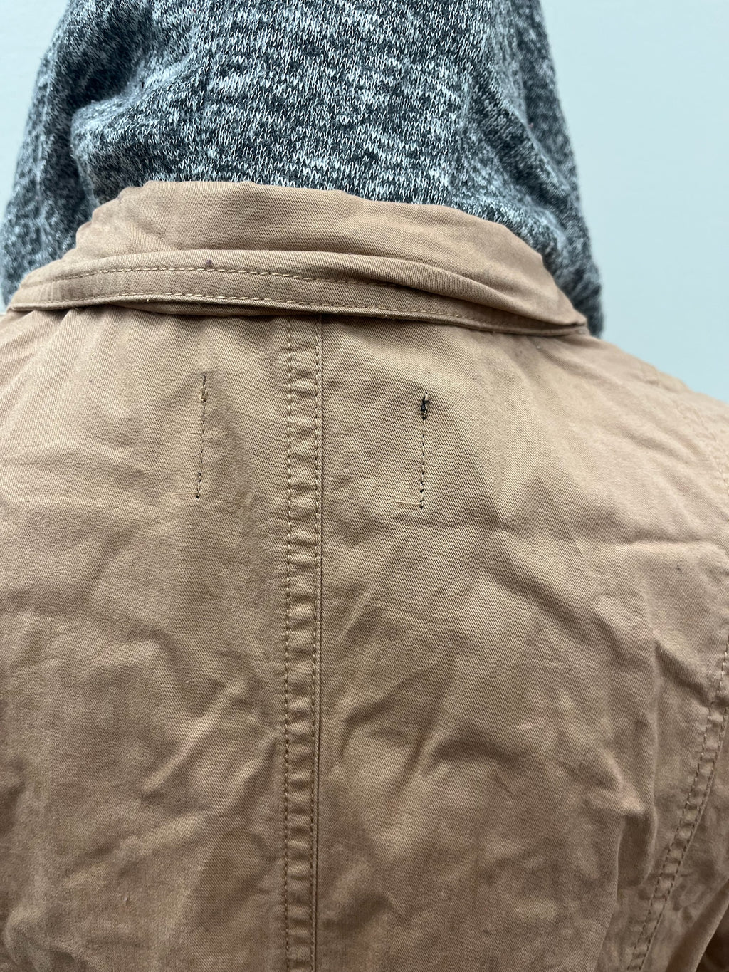 Women’s Beige Jacket With Hoodie