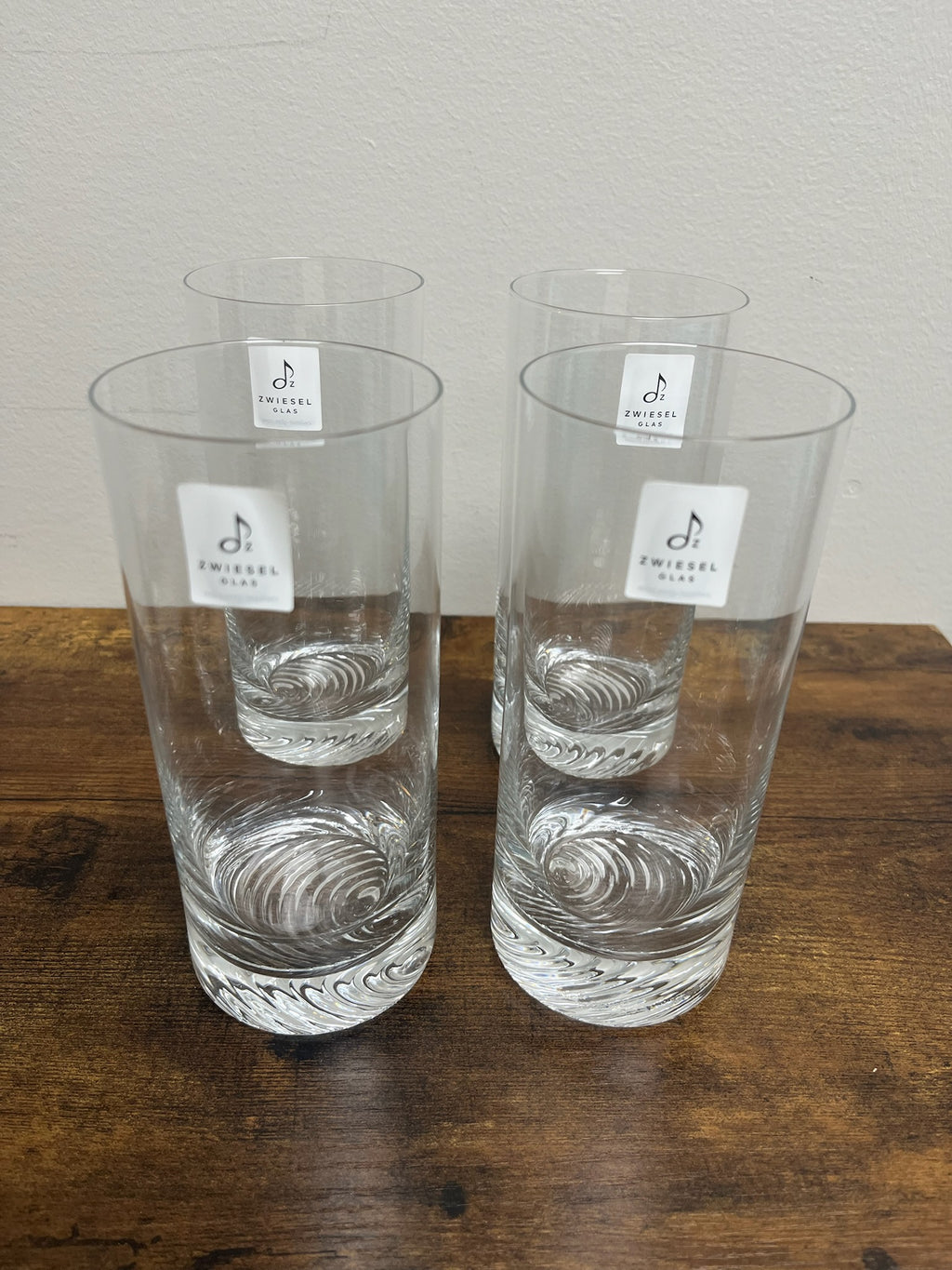 New Zweisel Glass Cups - 4 Pack