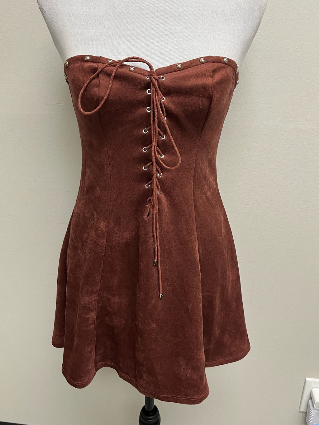 New Women’s Brown Tube Dress