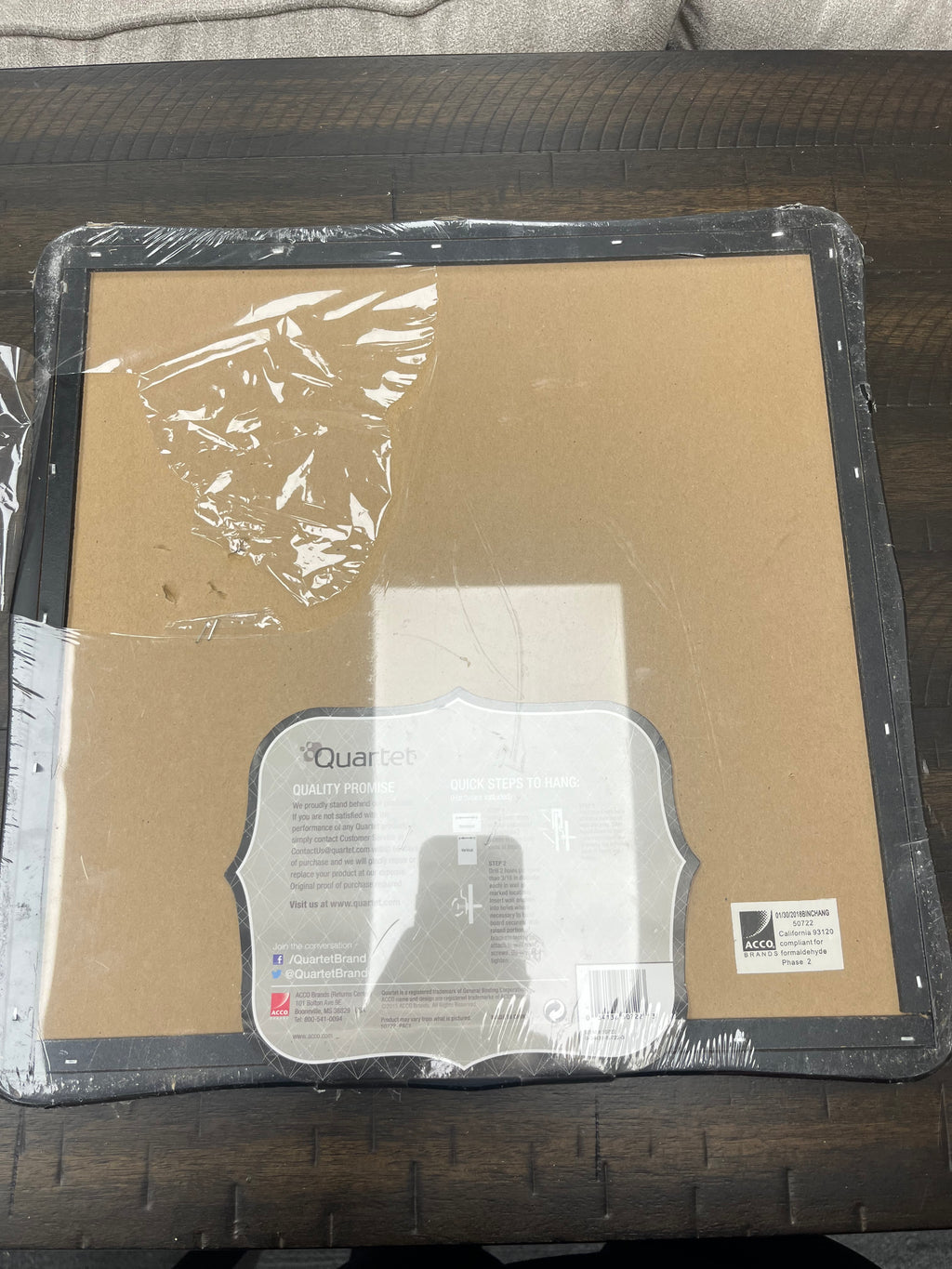 New 14x14 Corkboard