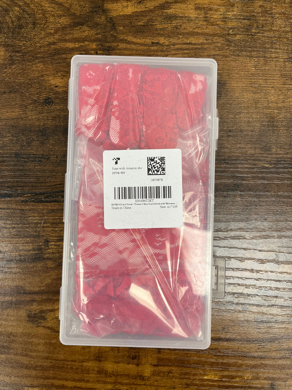 New Red Lace Gloves