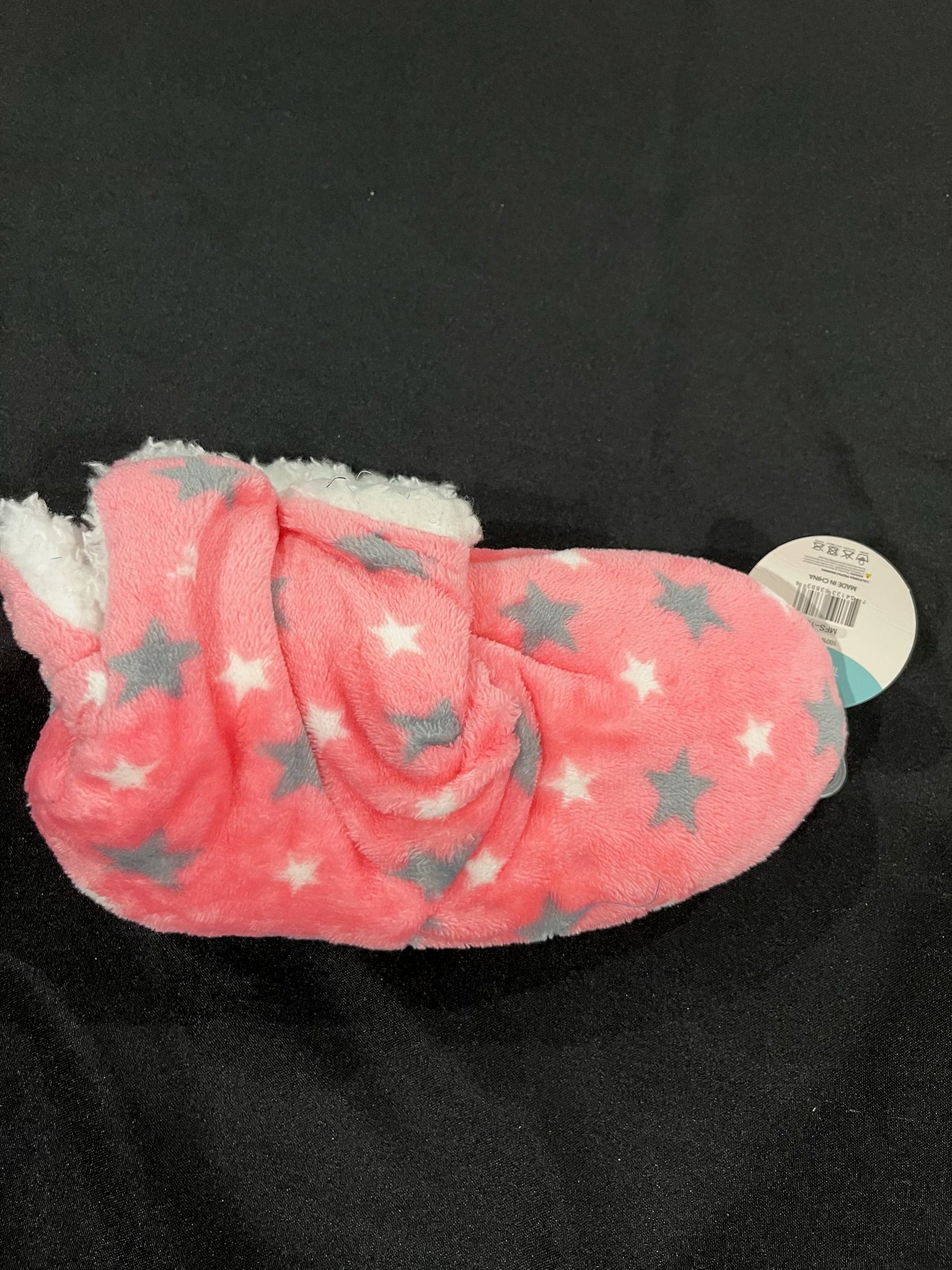 Pink Slippers With Stars image 1