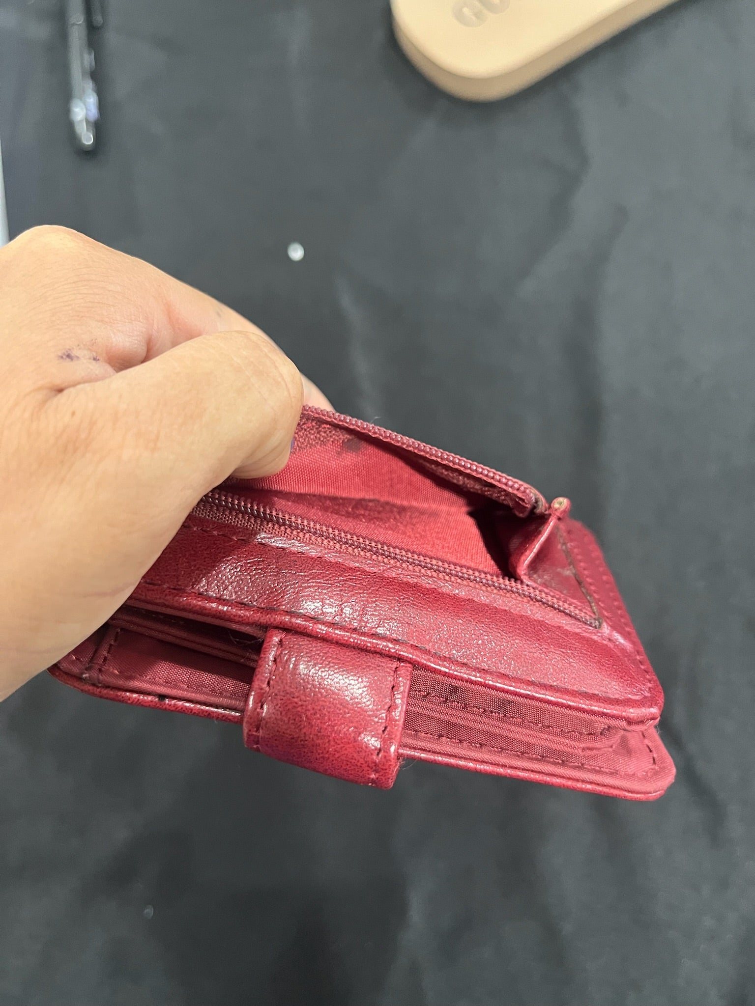 Burgundy Wallet image 4