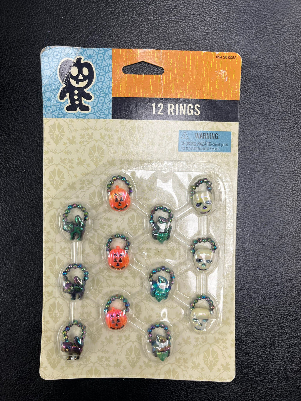 12 Piece Halloween Ring Set