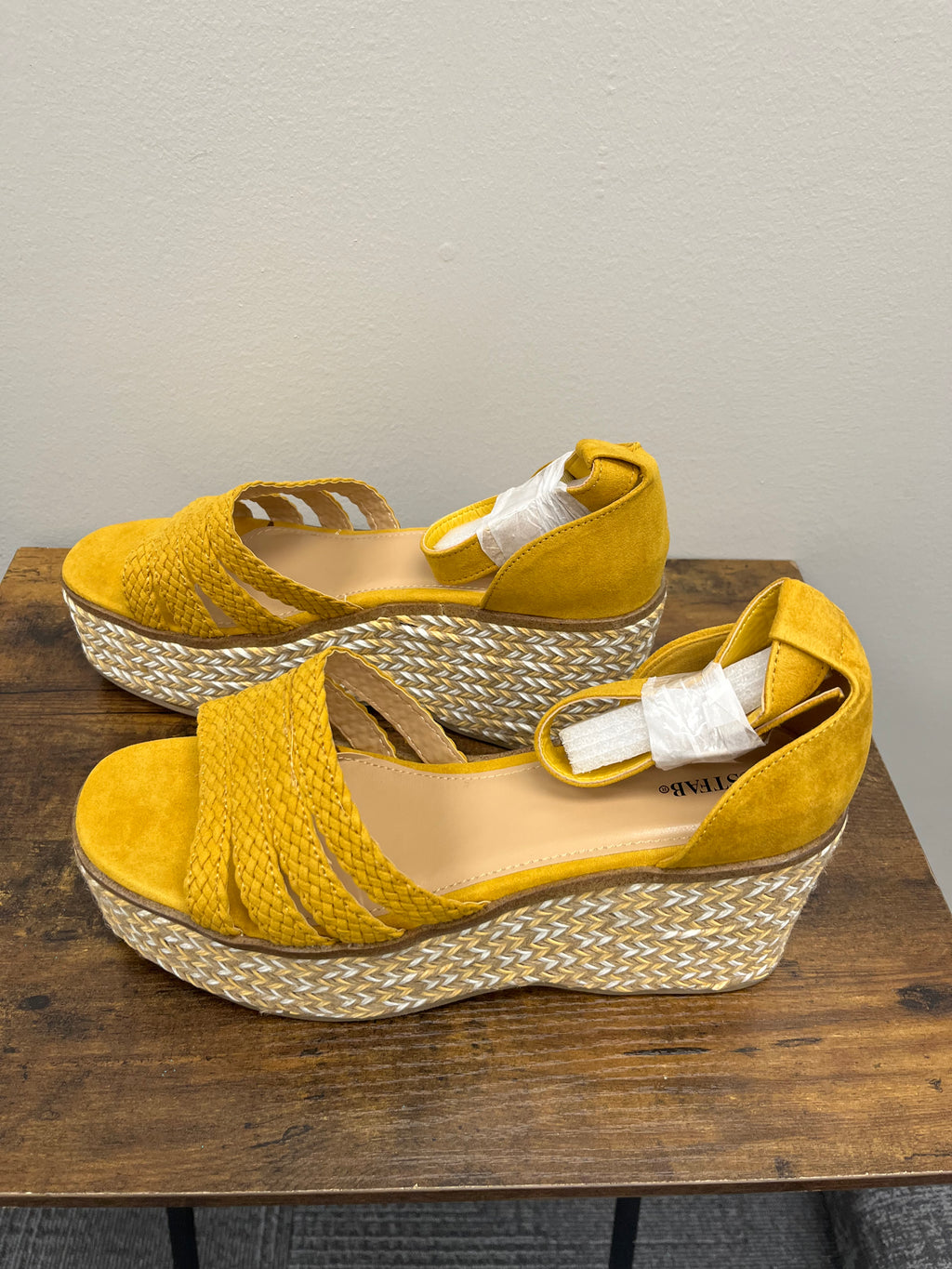 New Women’s Yellow Wedges