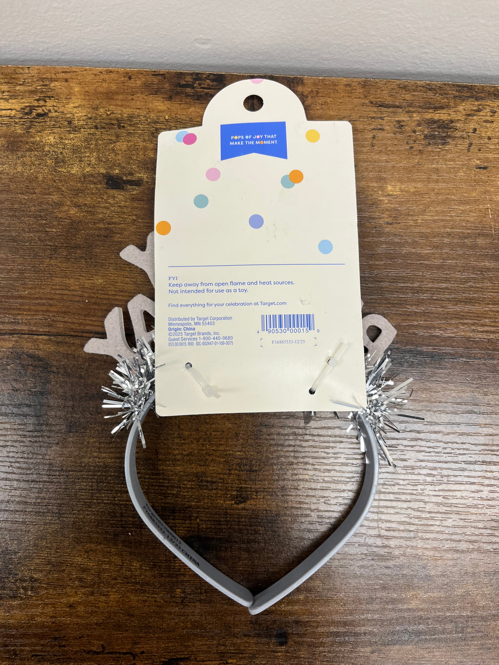 New Happy Birthday Headband