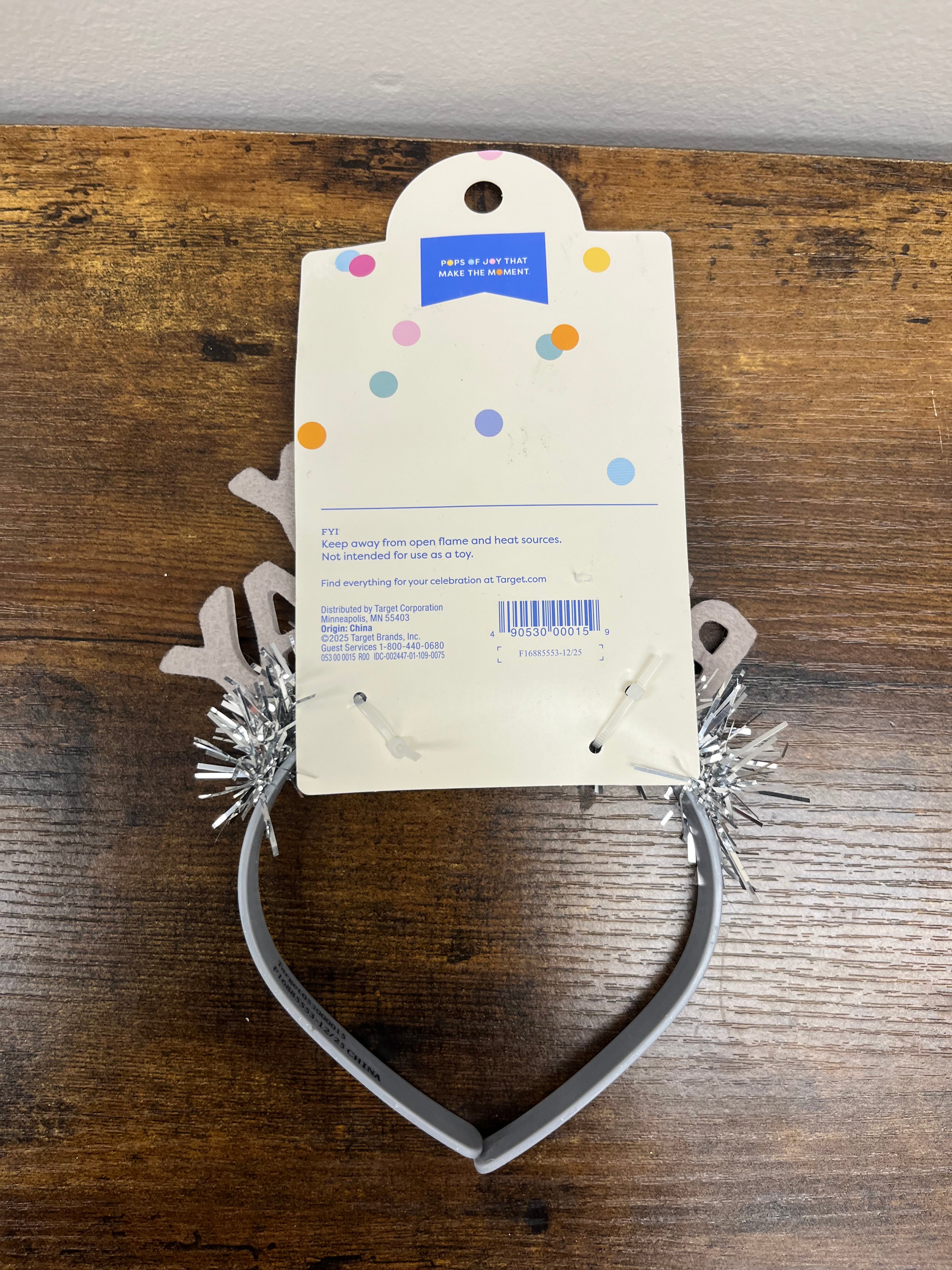New Happy Birthday Headband