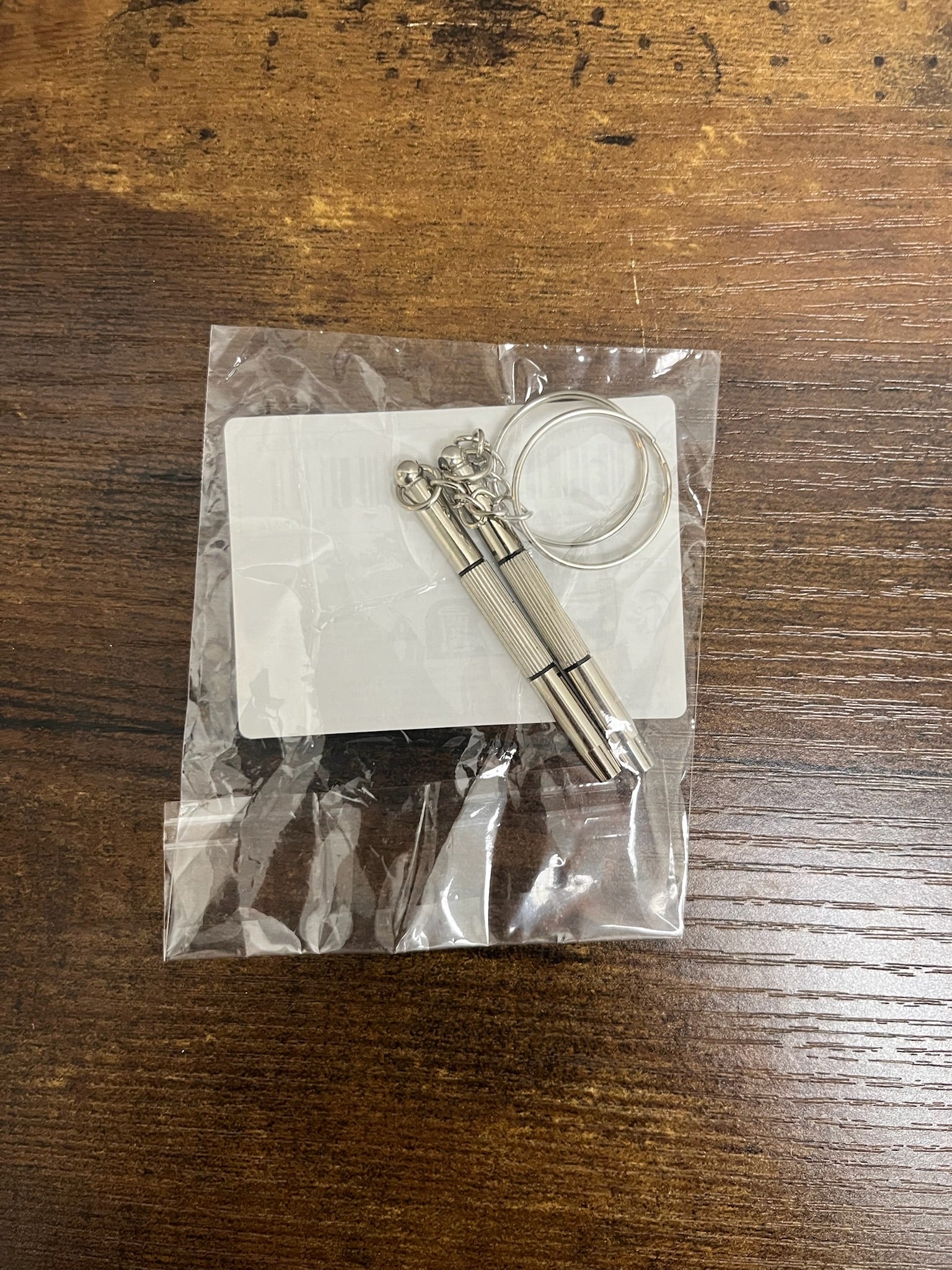 New 2 Piece Mini Screwdriver & Flathead Keychain
