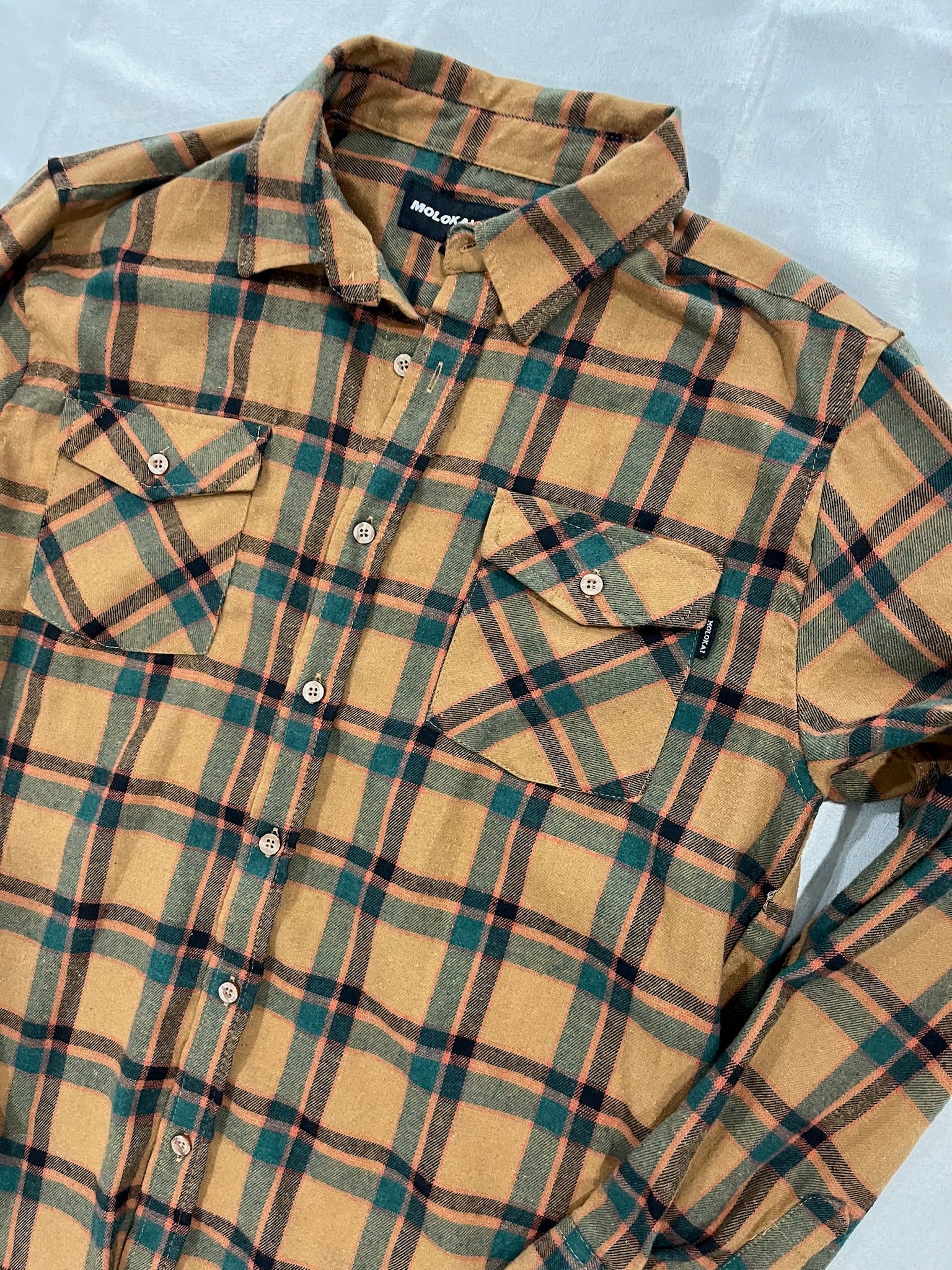 Men’s Brown Flannel Shirt image 1