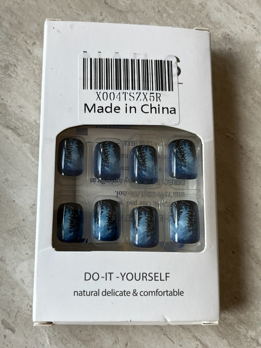 New Blue Tree Nail Set