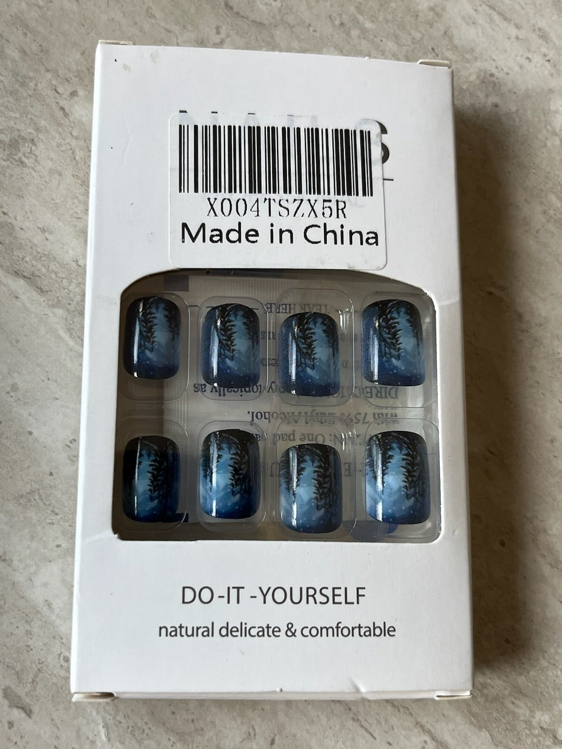 New Blue Tree Nail Set
