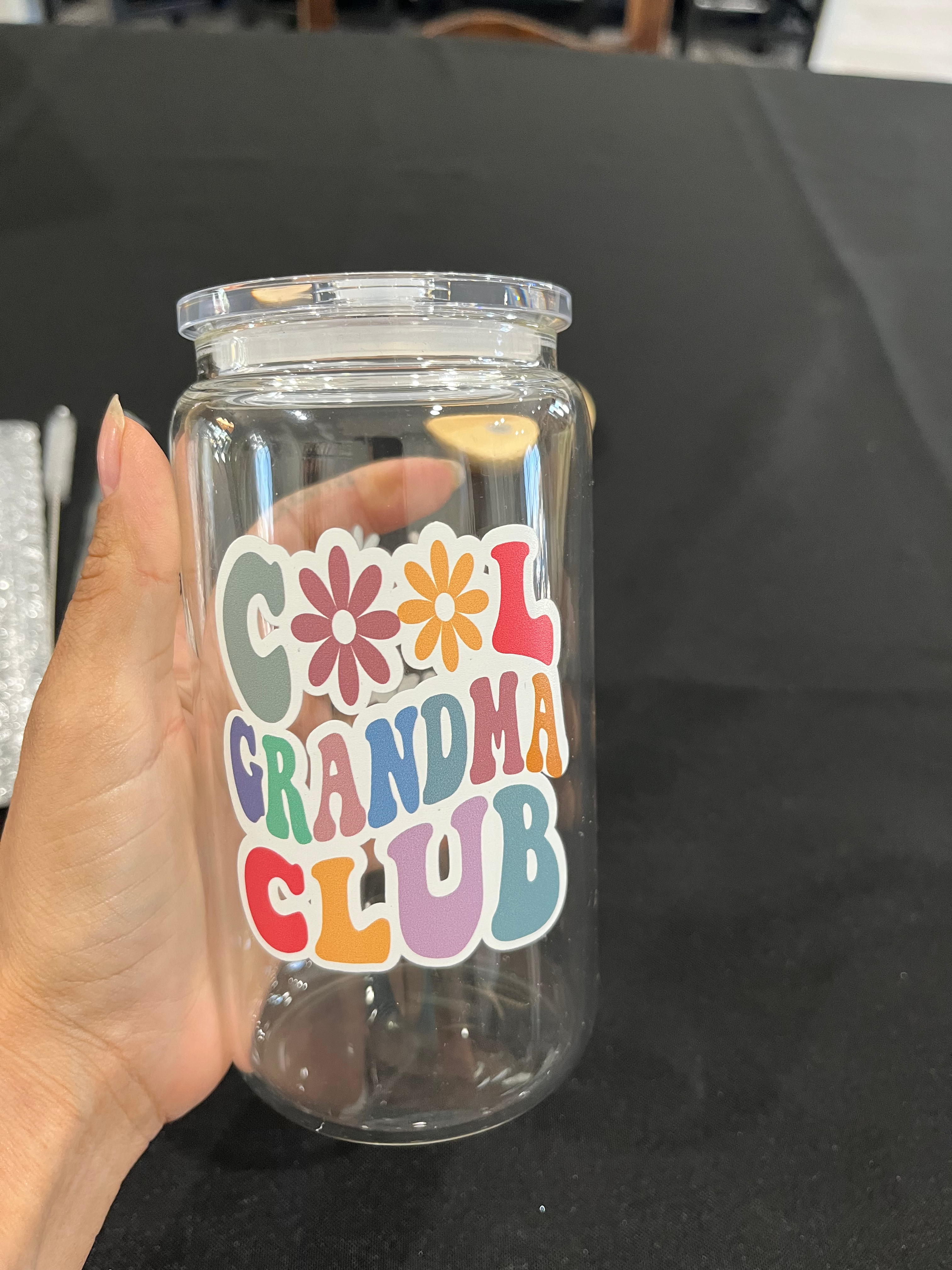 New Glass Cool Grandma Club Cup Set  image 2