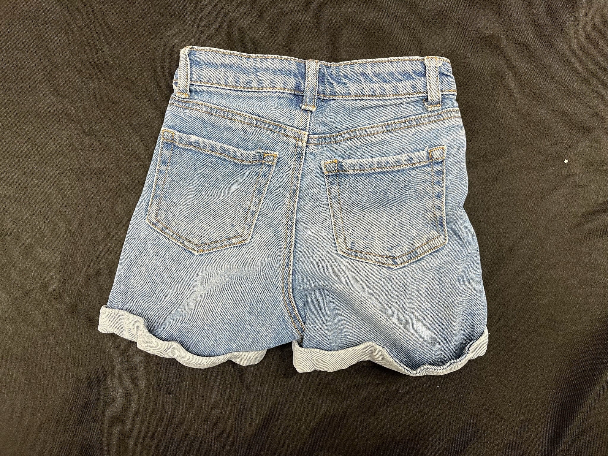 Girls Ripped Jean Shorts