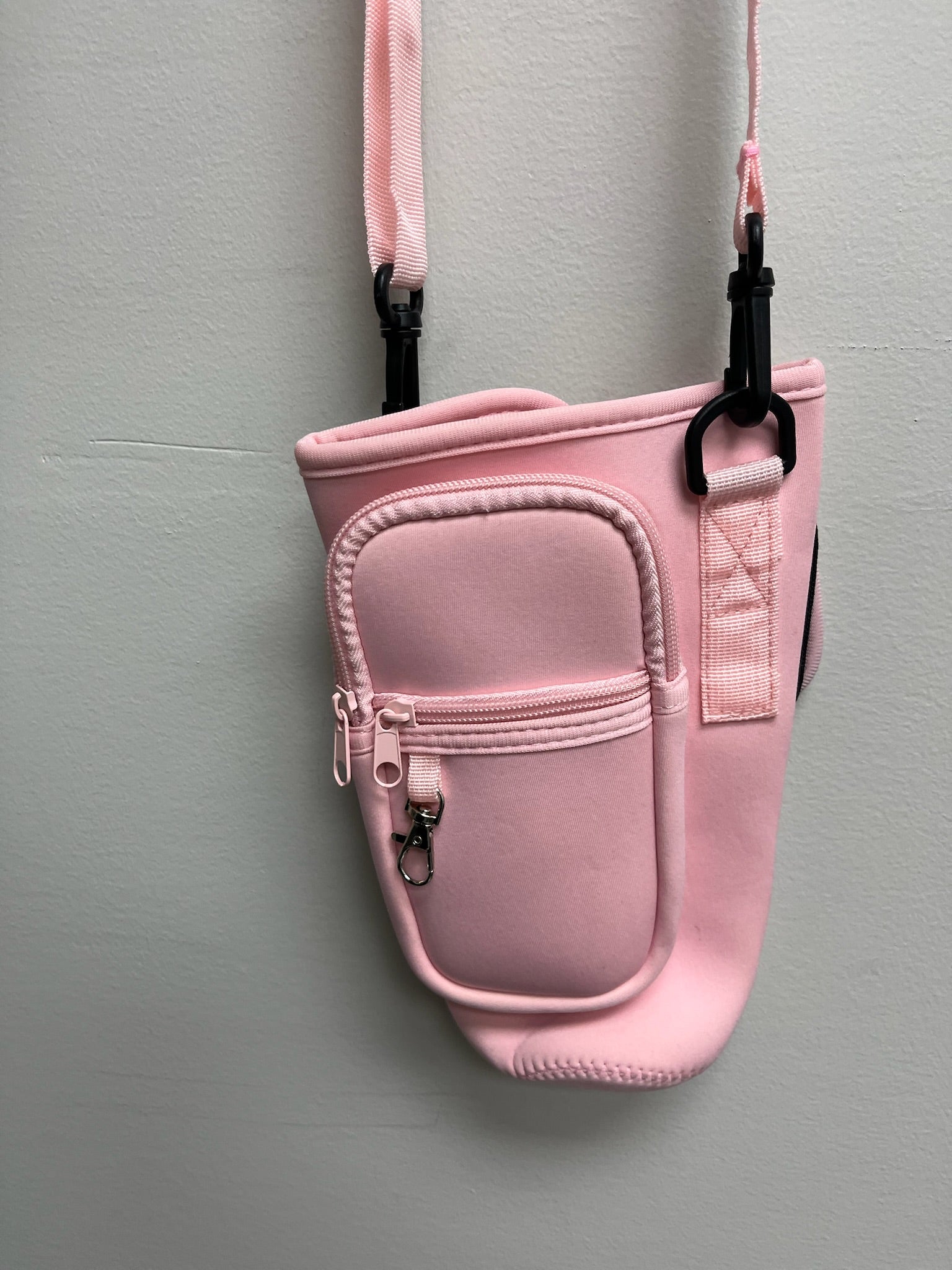 New Pink Water Jug & Wallet Pocket Bag