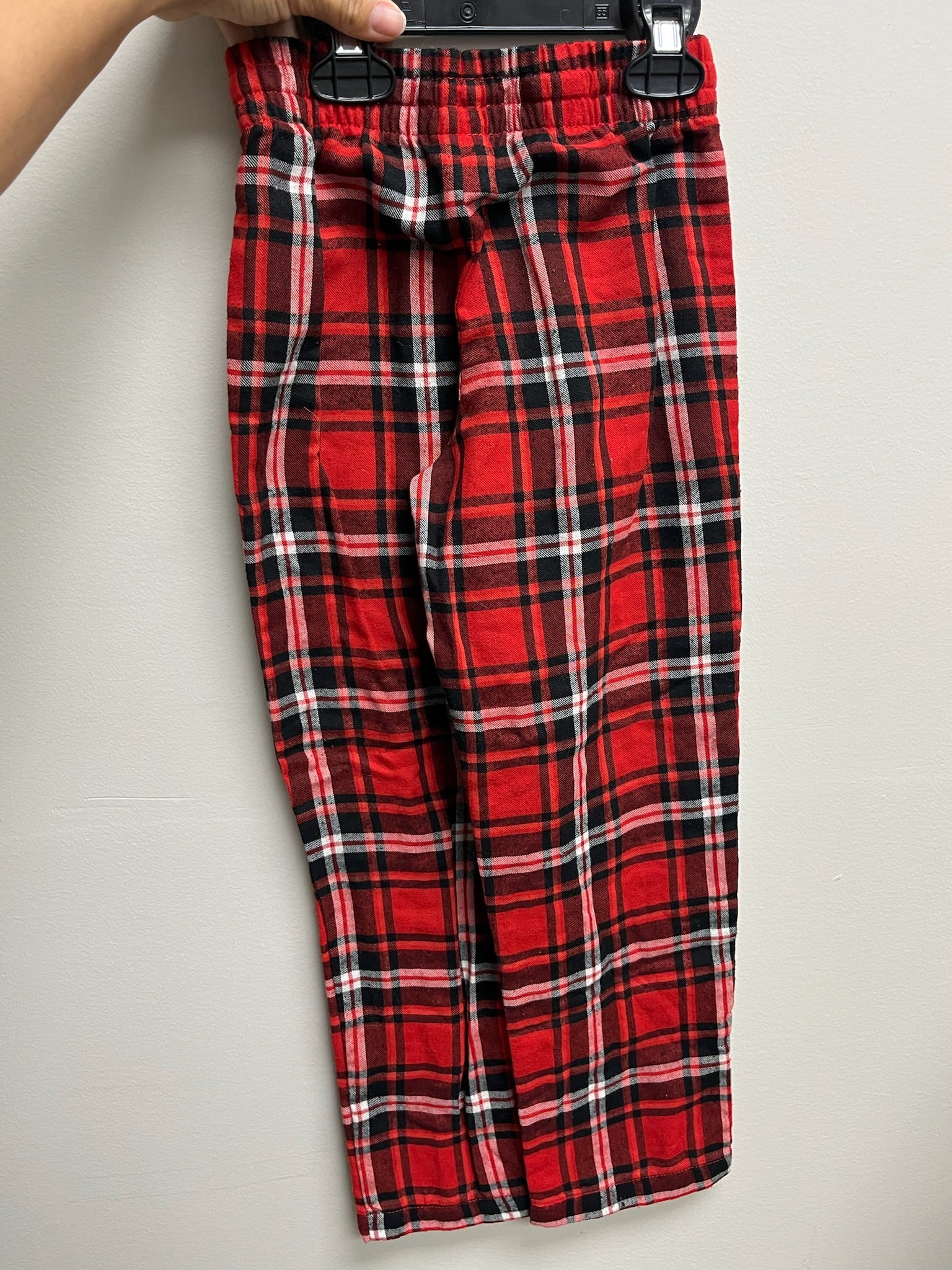 Used Boys Red Flannel Pajama Pants