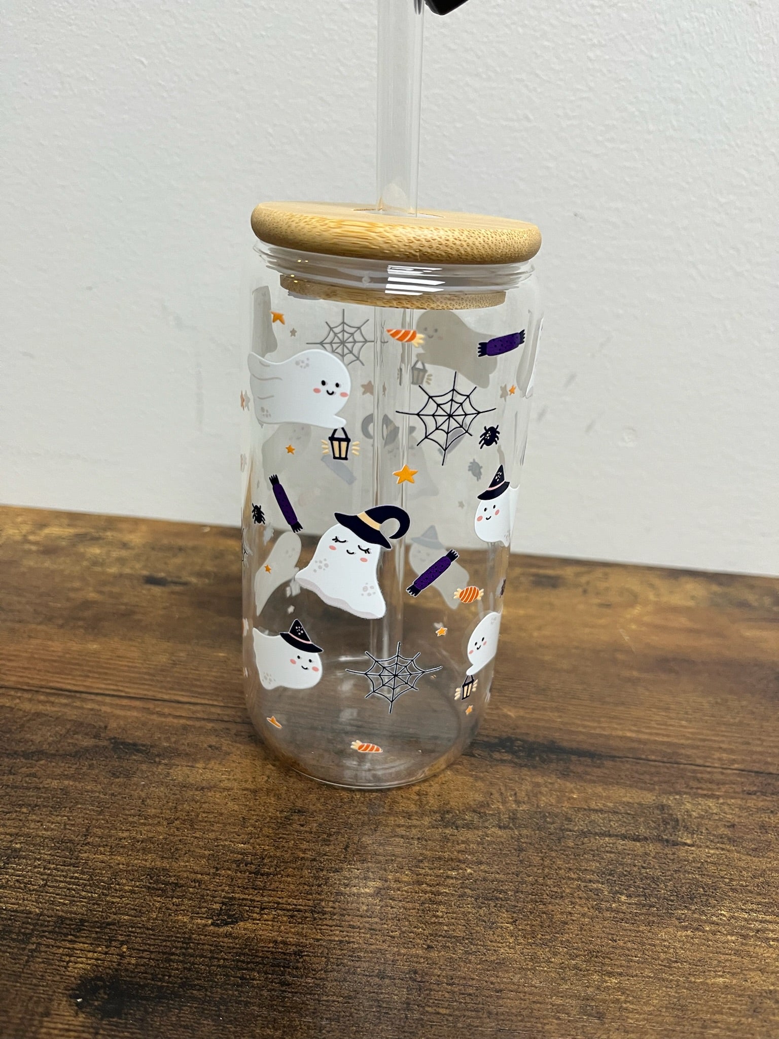 New Ghost Halloween Glass Cup