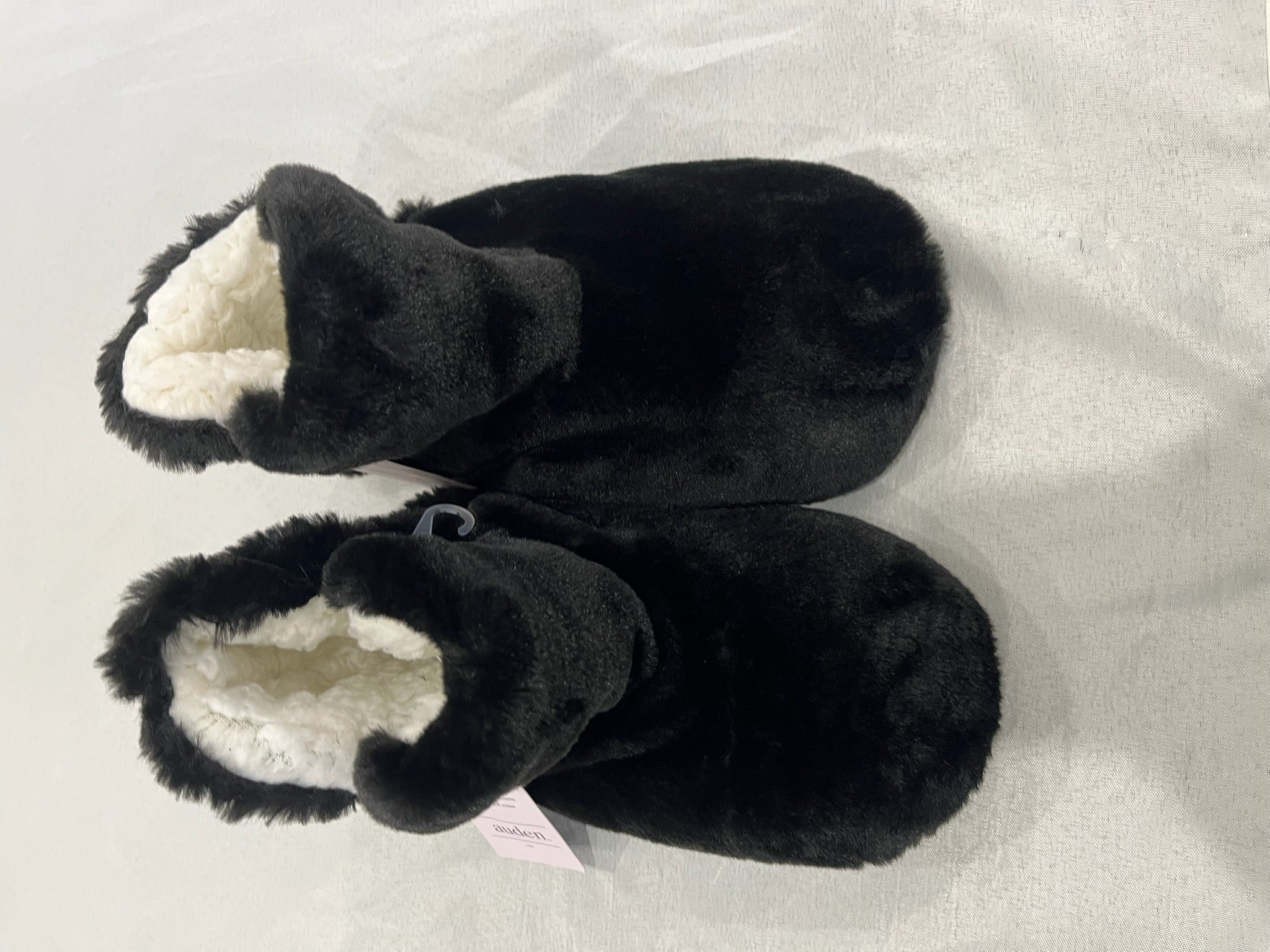 Women’s Black High Top Slippers